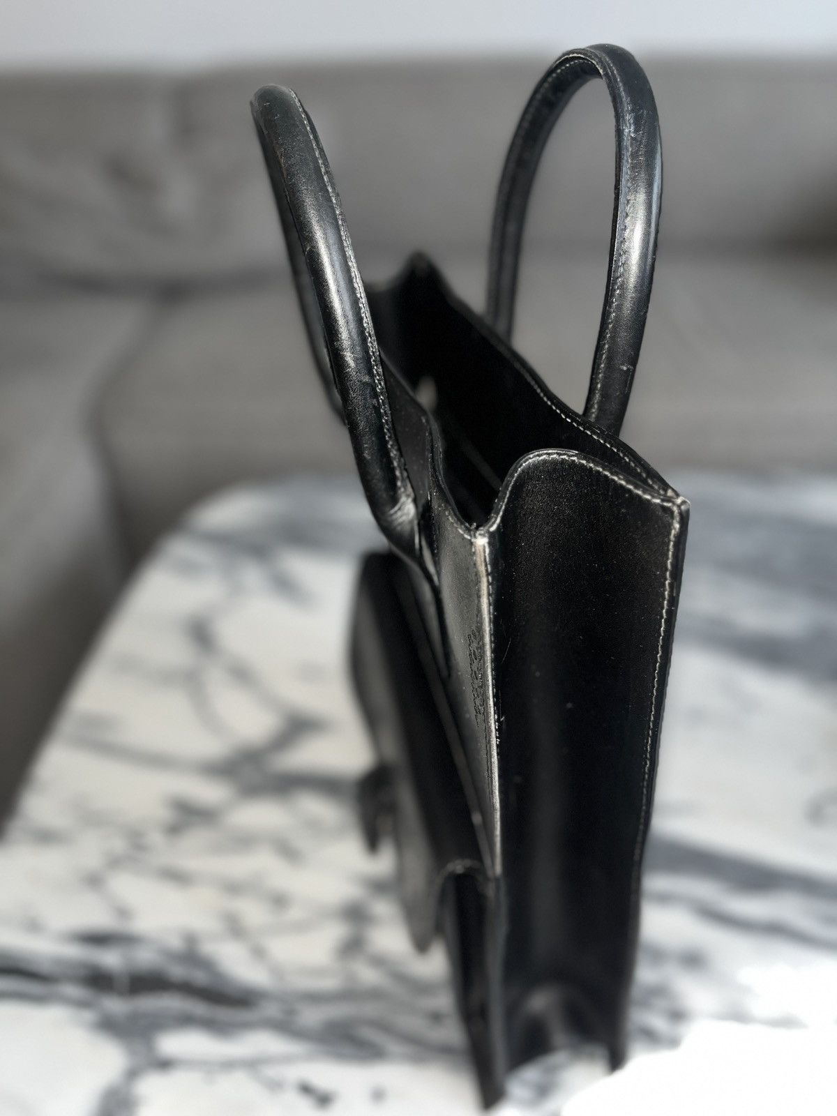 Kris Van Assche KRISVANASSCHE Archive Leather Tote Bag Size ONE SIZE - 6 Thumbnail