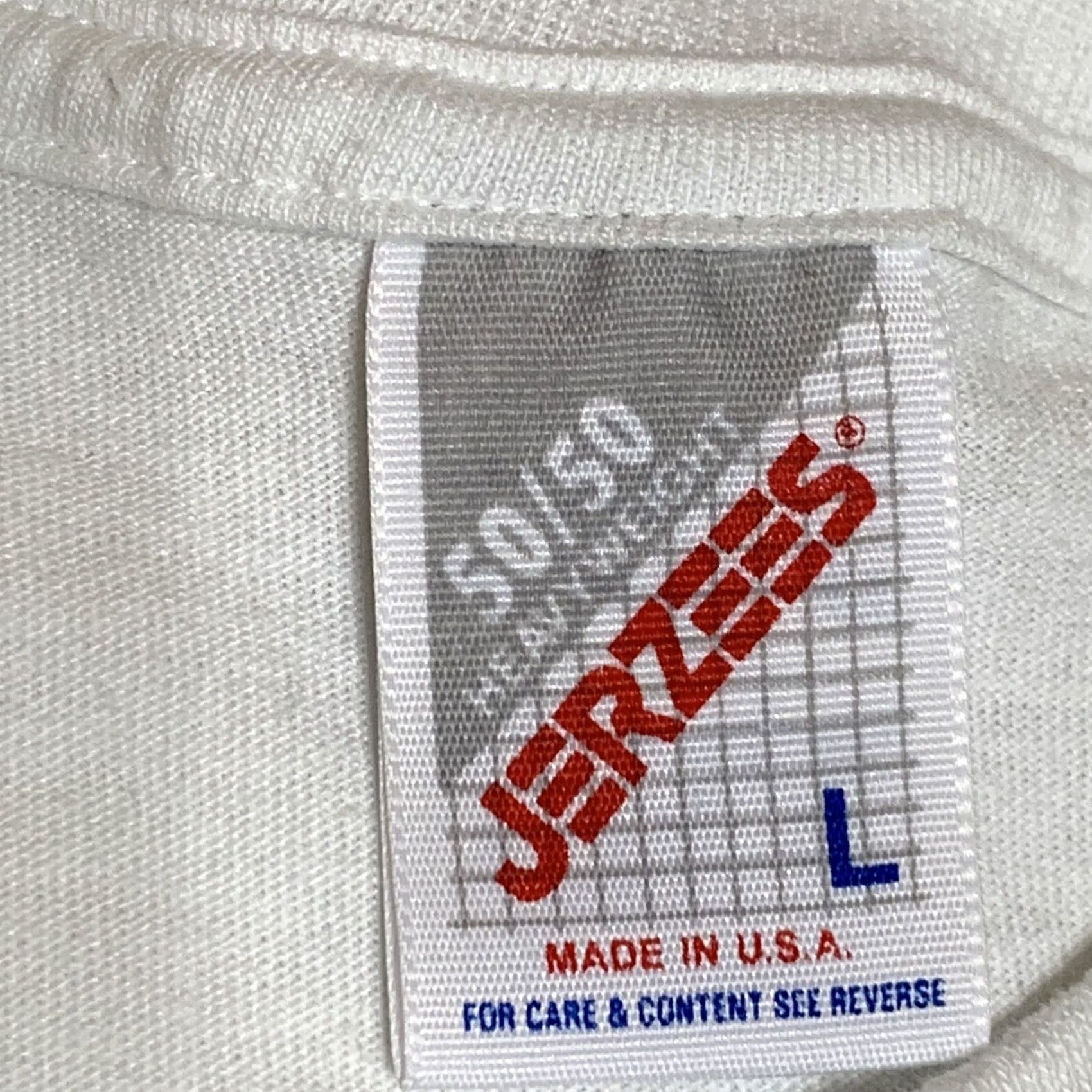 Jerzees VINTAGE Florida Gators T Shirt Jerzees Puff Paint Mens L/M White Short Sleeve 1990s Made In USA Size US M / EU 48-50 / 2 - 7 Thumbnail