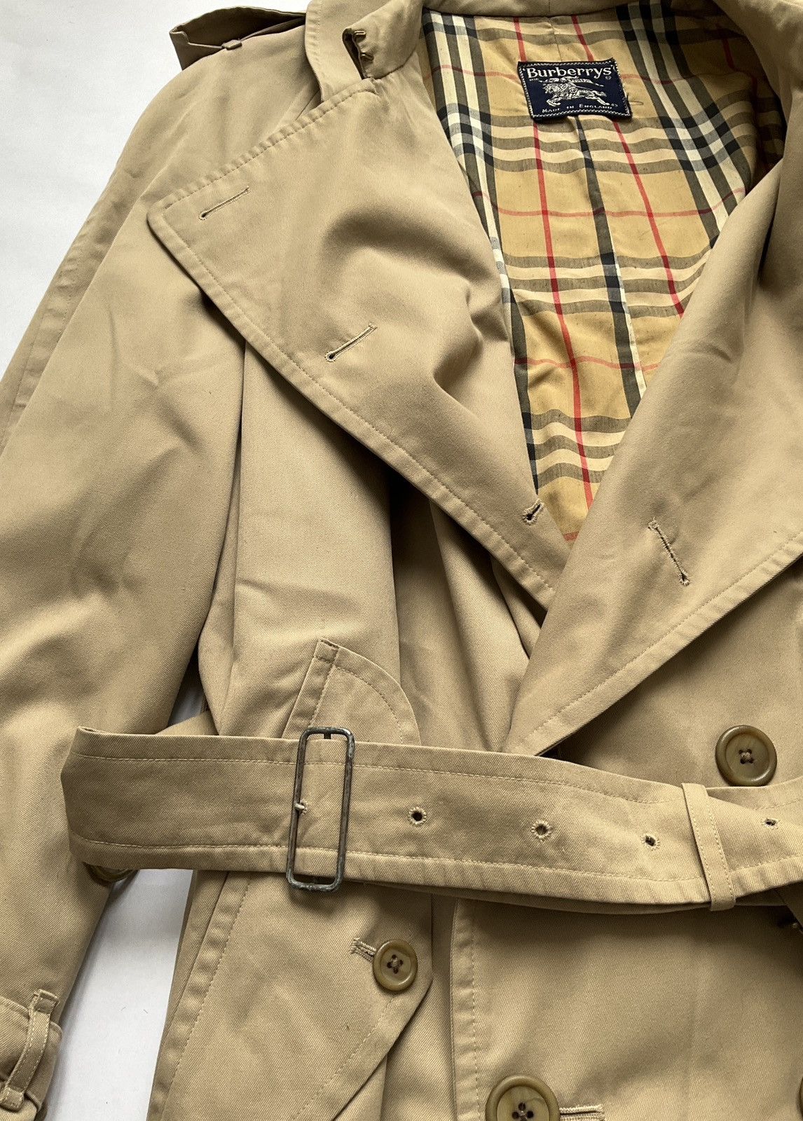 Burberry Trench-coat Burberry Vintage Size US L / EU 52-54 / 3 - 7 Thumbnail