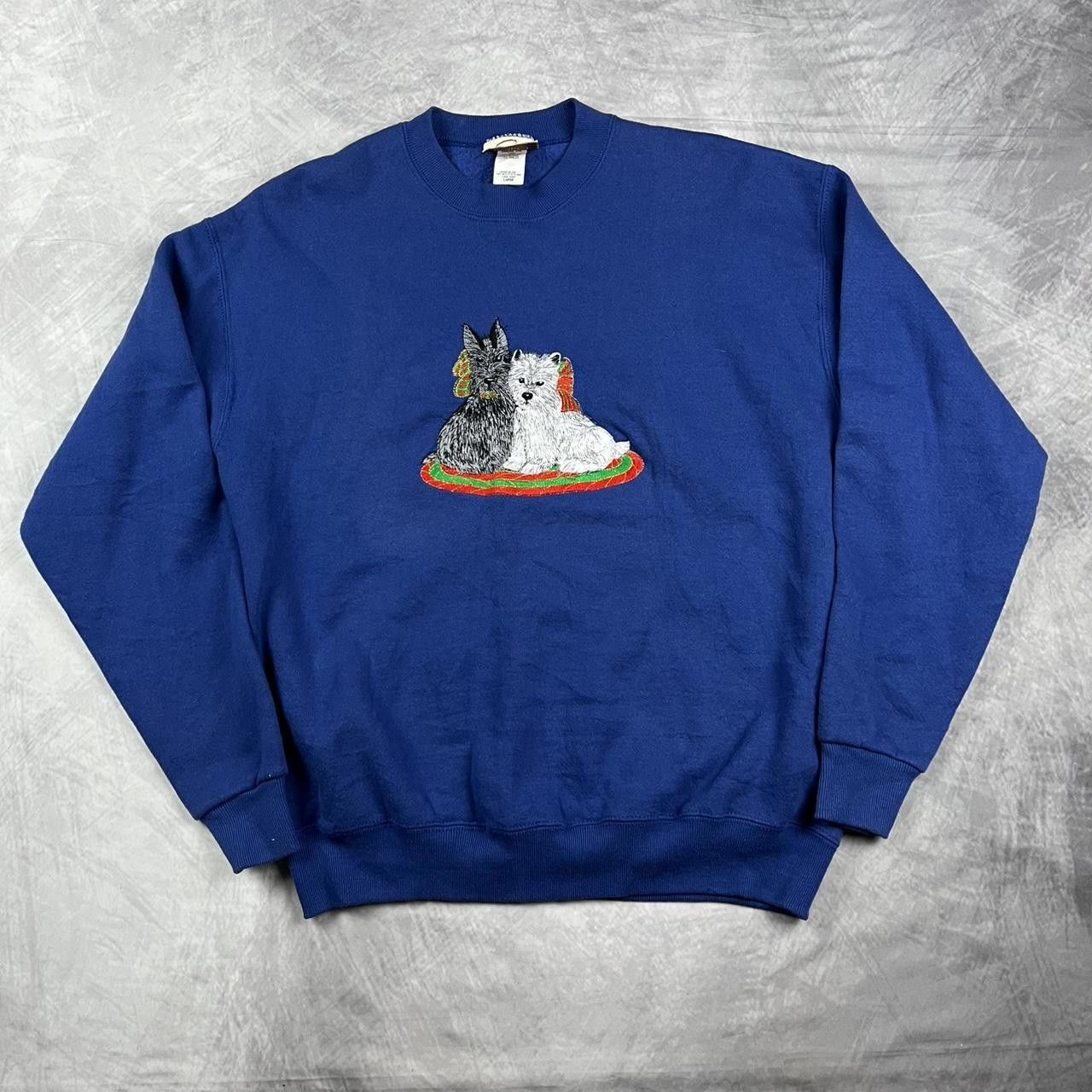 Designer Vintage Christmas dog sweater Size US L / EU 52-54 / 3 - 1 Thumbnail