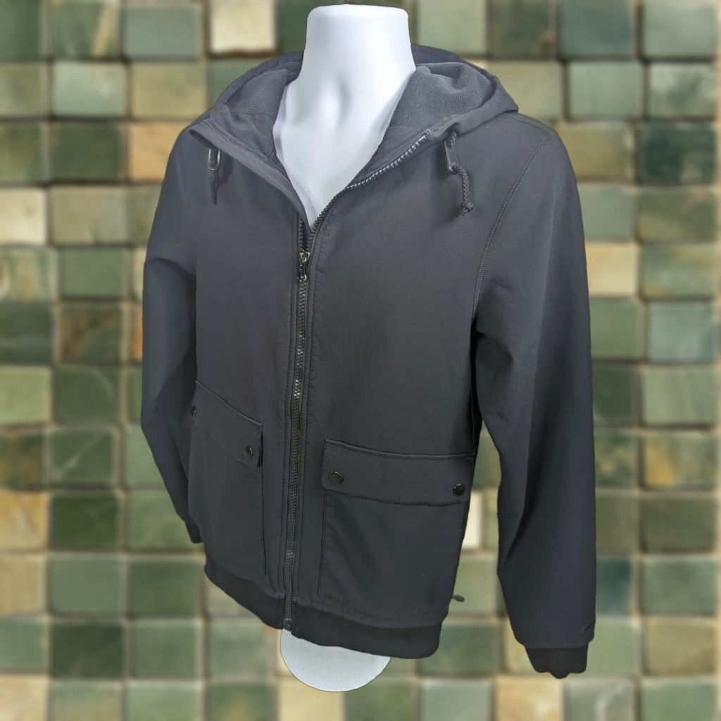 Nike VINTAGE? (no) Nike Full Zip Jacket Coat Midweight Size Small Black Fleece Hoodie Sweatshirt Size US S / EU 44-46 / 1 - 1 Thumbnail