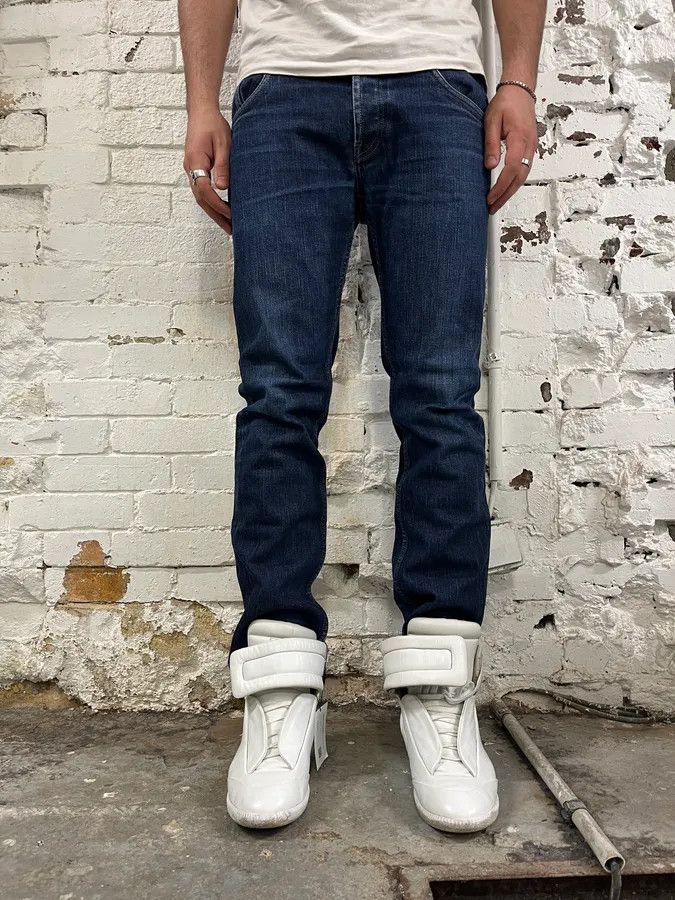 Prada 2000s Prada Slim Blue Denim Jeans Size US 31 - 1 Thumbnail