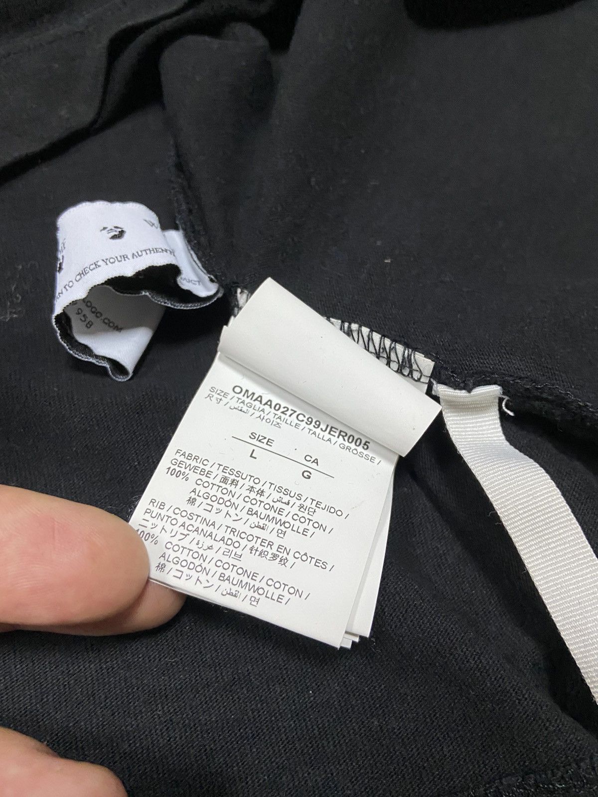 Off-White Off-white Caravaggio big print tee Size US L / EU 52-54 / 3 - 9 Thumbnail