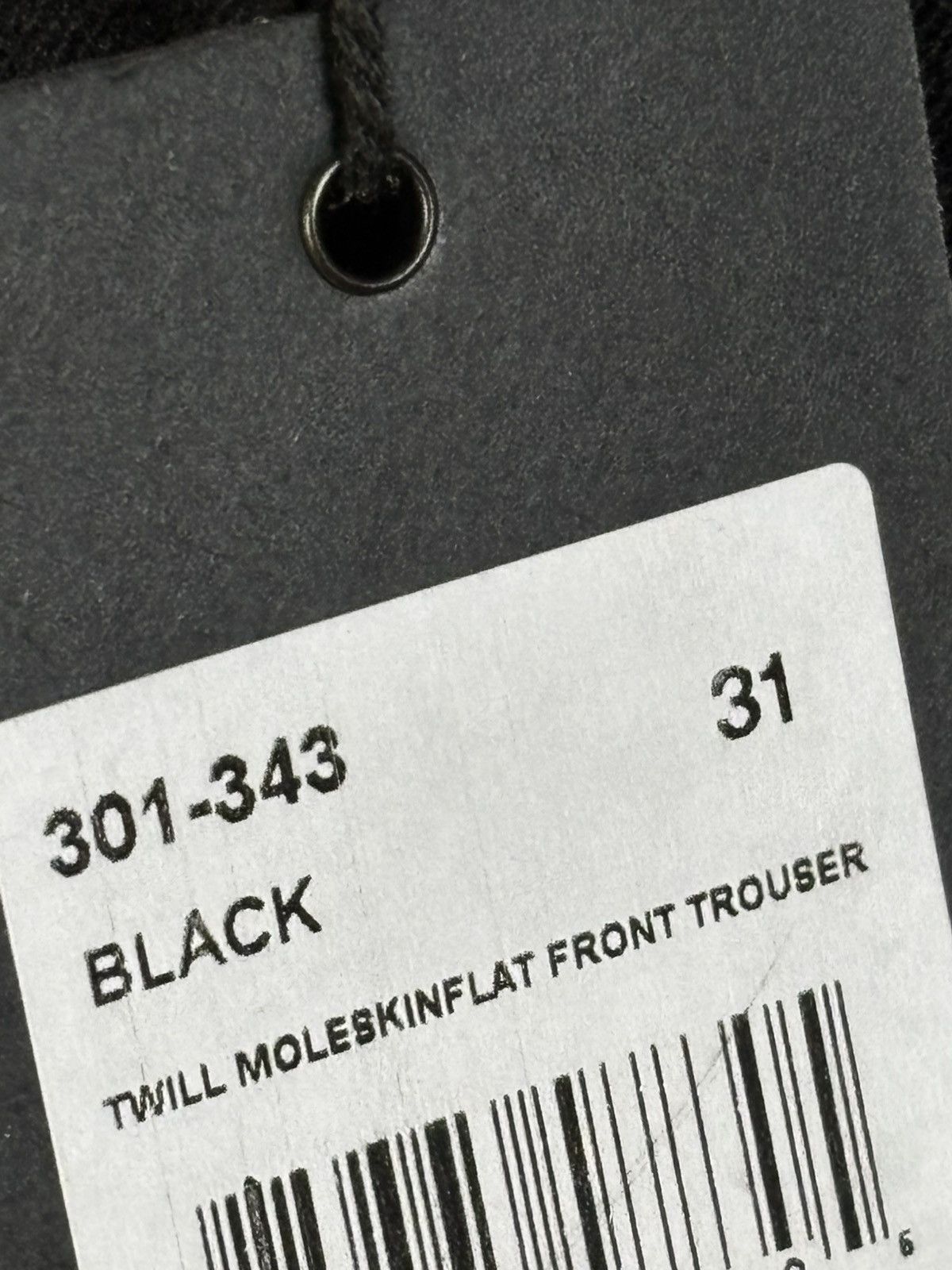 Billy Reid NWT Billy Reid Black Twill Moleskin Pants Sz 31 (33 x 35.5) Size US 31 - 3 Thumbnail