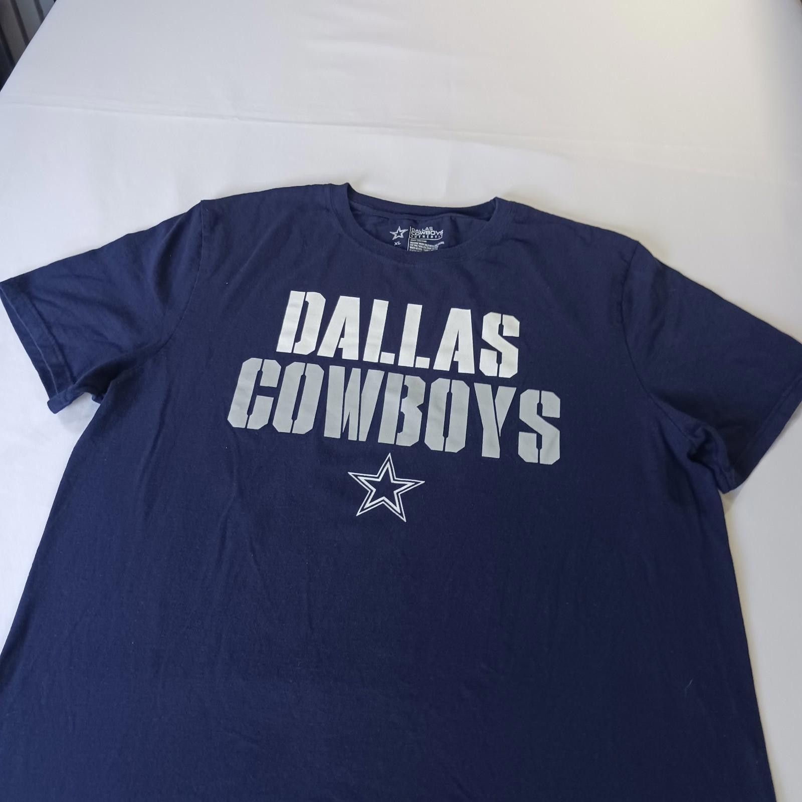 Other Dallas Cowboys Authentic Men’s Navy Blue Cowboys T-Shirt XL Size ONE SIZE - 8 Thumbnail