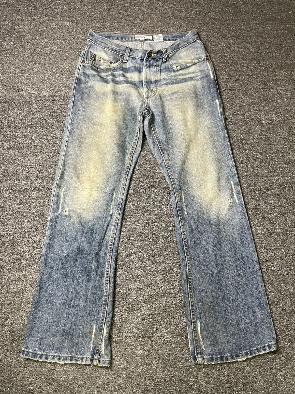Armani Exchange × Vintage ARMANI EXCHANGE Bootcut Jeans (92) Size US 30 / EU 46 - 1 Thumbnail