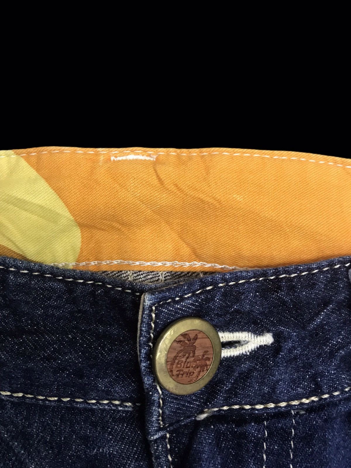 Edwin 💥BOOTCUT💥ARCHIVAL EDWIN STONE WASH DISTRESSED DENIM F112 Size US 35 - 9 Thumbnail
