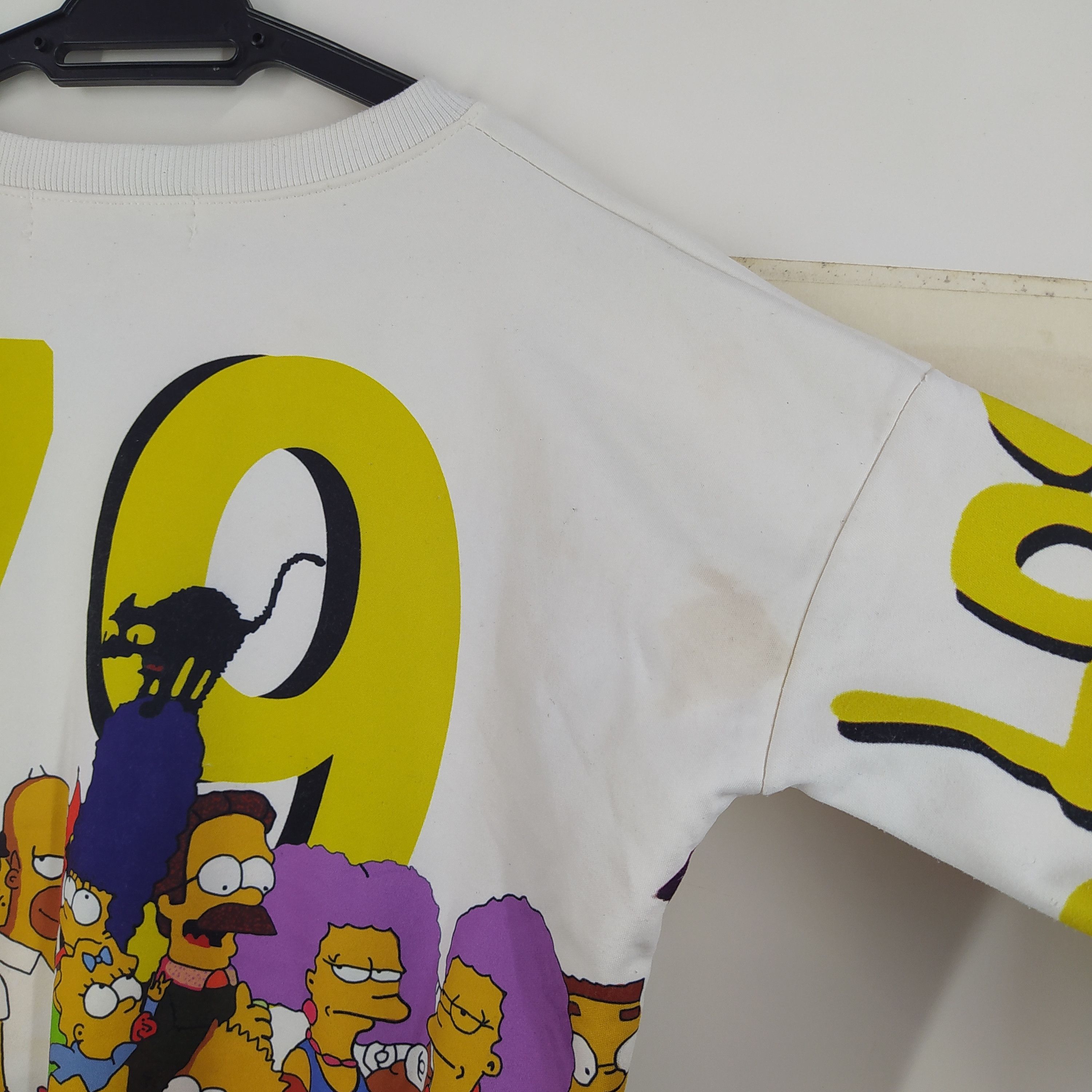 Designer × Vintage Vintage EMAX The Simpsons Crop Top Big Print Big Logo Rare Size US M / EU 48-50 / 2 - 12 Thumbnail