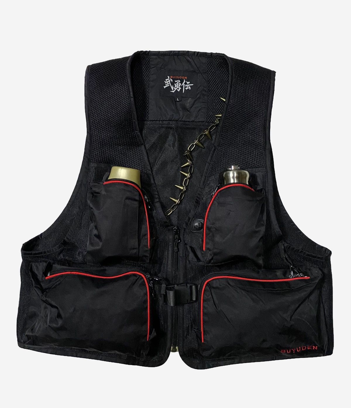 Japanese Brand BUYUDEN VEST MULTIPOCKET BLACK Size US M / EU 48-50 / 2 - 2 Thumbnail