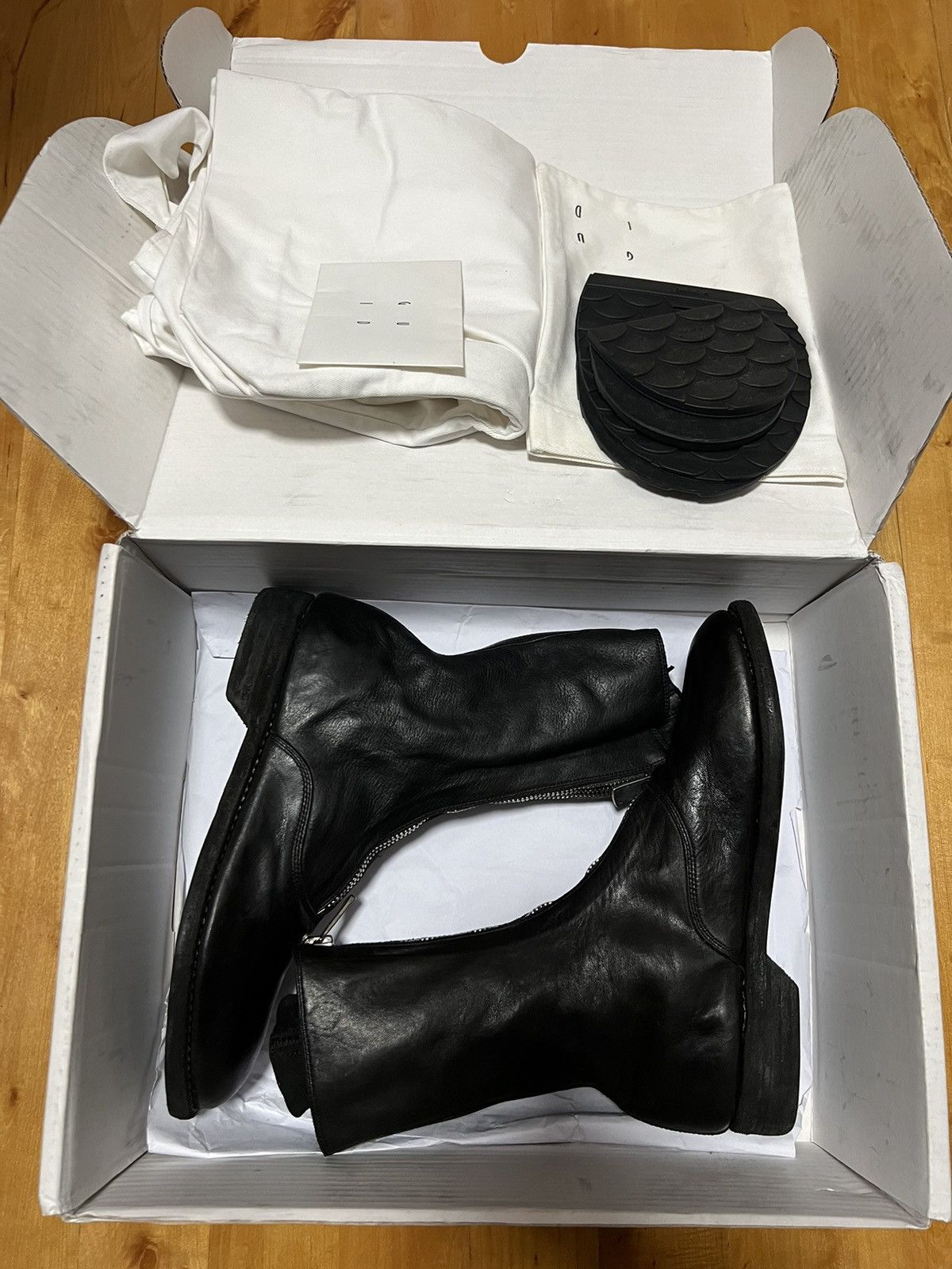 Guidi guidi 310 black zip boots sz37.5 Size US 7 / IT 37 - 11 Thumbnail