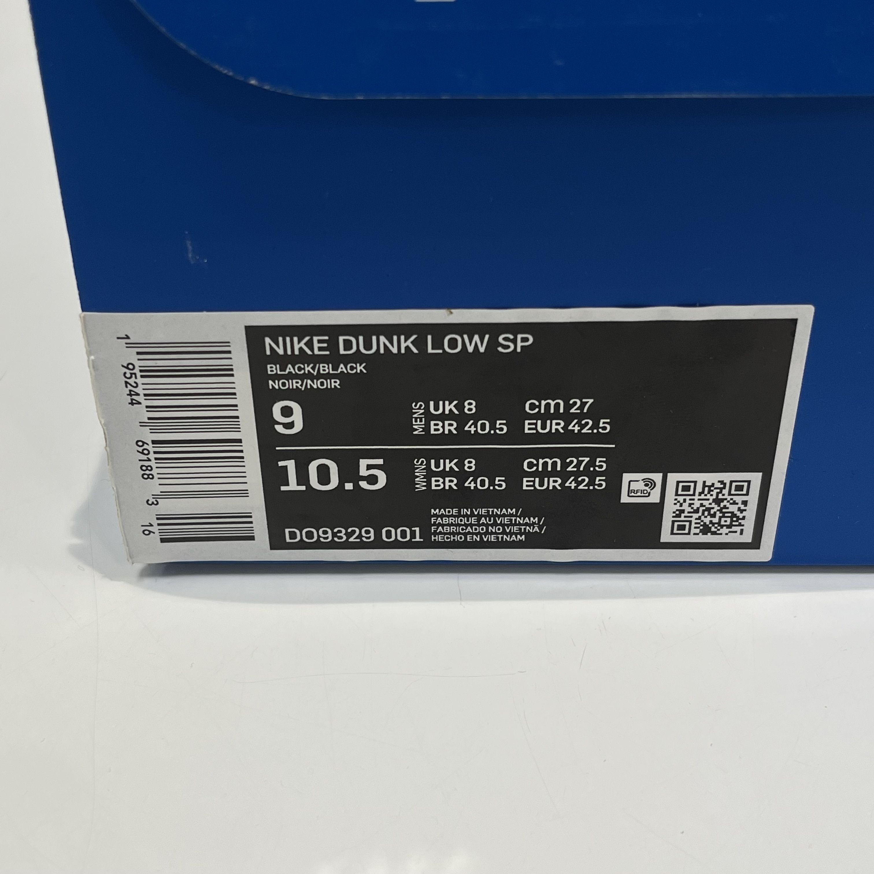 Nike Nike Dunk Low SP Undefeated 5 On It Black Size US 9 / EU 42 - 7 Thumbnail