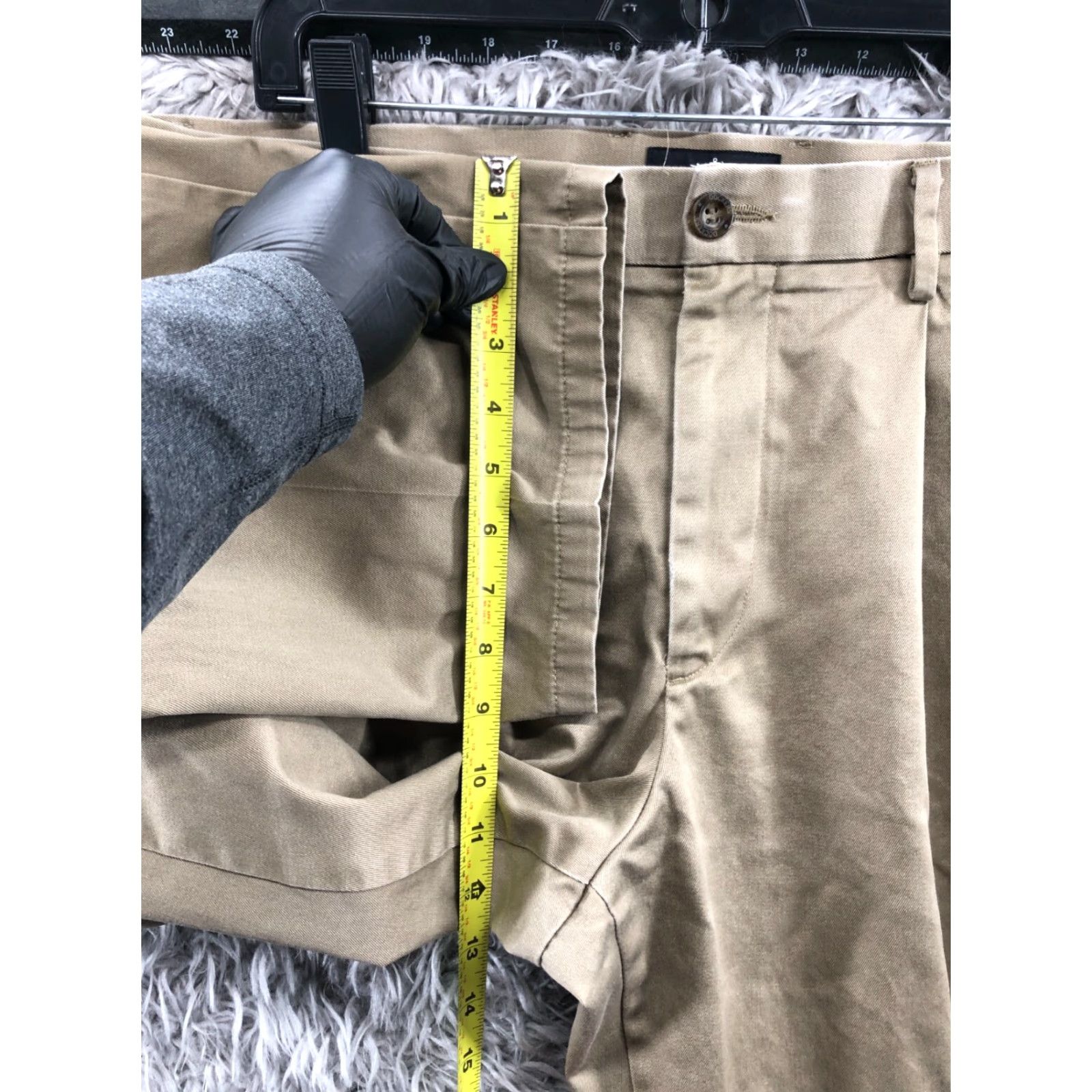 Dockers Dockers D3 Classic Fit Khaki Pants Mens 38x31 Beige Flat Front 5-Pocket Stretch Casual Formal Business Pants Size US 38 / EU 54 - 4 Thumbnail