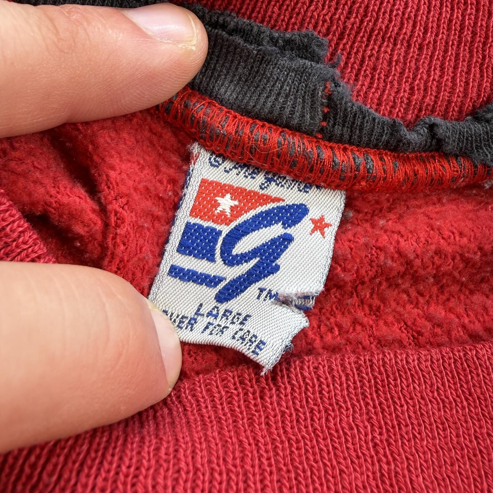 Logo 7 Vintage 90s Chicago Bulls Embroidered Crewneck Sweatshirt Size US L / EU 52-54 / 3 - 4 Thumbnail