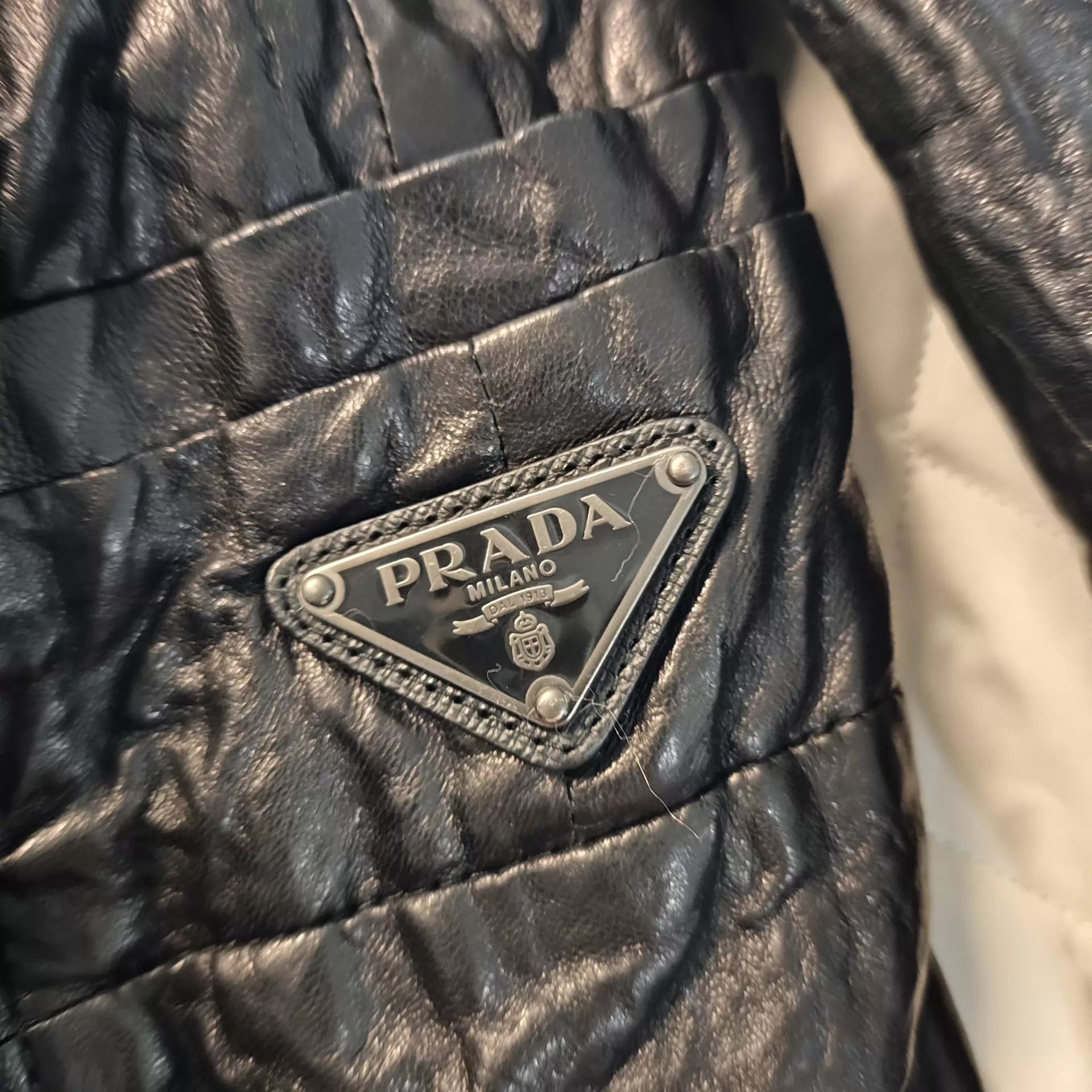 Prada Prada Black Sheepskin Leather Jackets Size 38 Size XS / US 0-2 / IT 36-38 - 3 Thumbnail