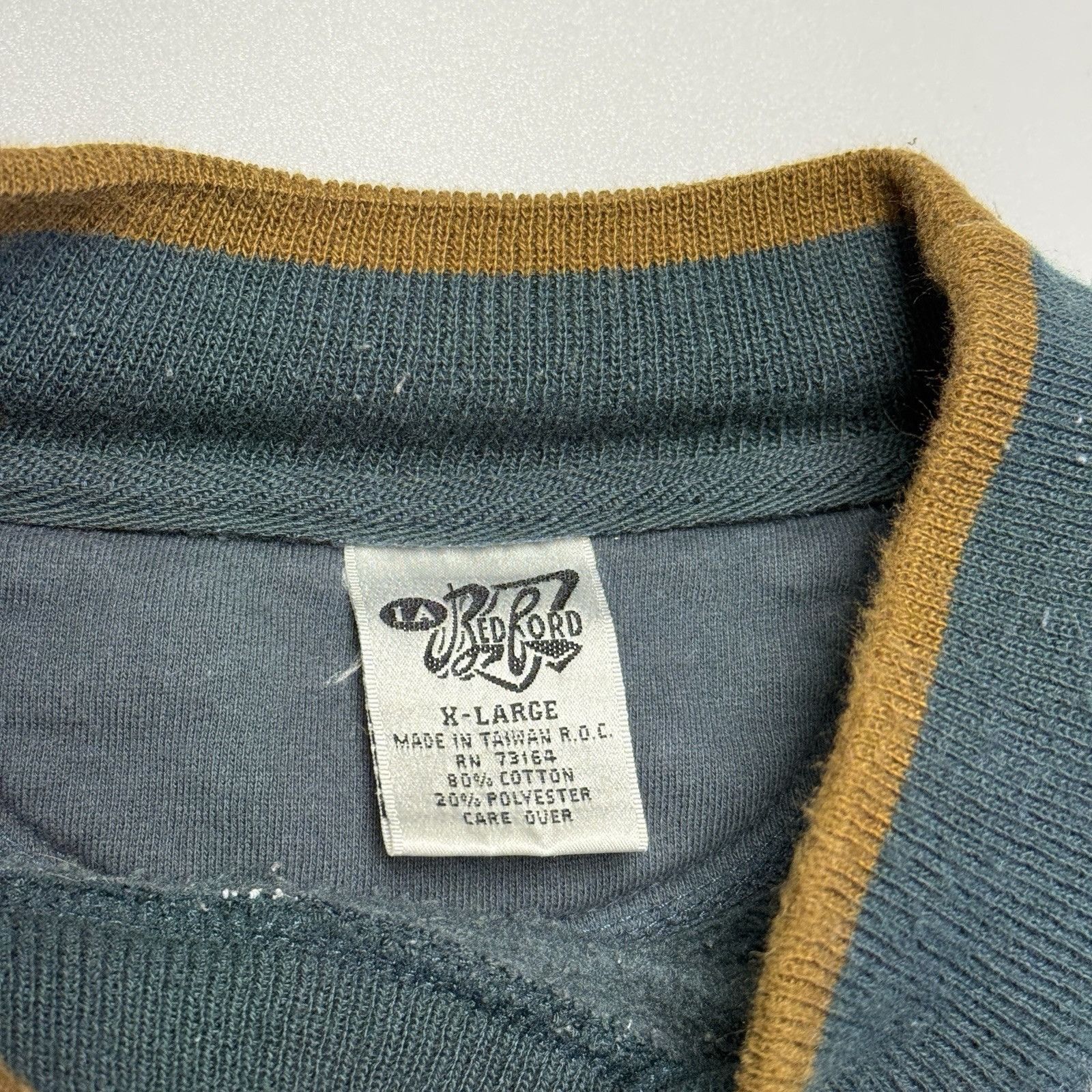 Vintage Vintage Valparaiso University Sweatshirt Mens XL Green Embro Size US XL / EU 56 / 4 - 14 Thumbnail