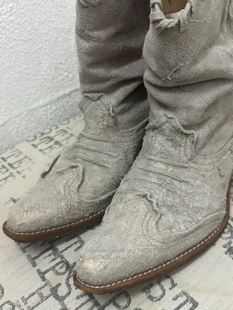 Junya Watanabe Junya Watanabe size L Western Pointed Tie Boot Size US 5 / EU 37 - 6 Thumbnail