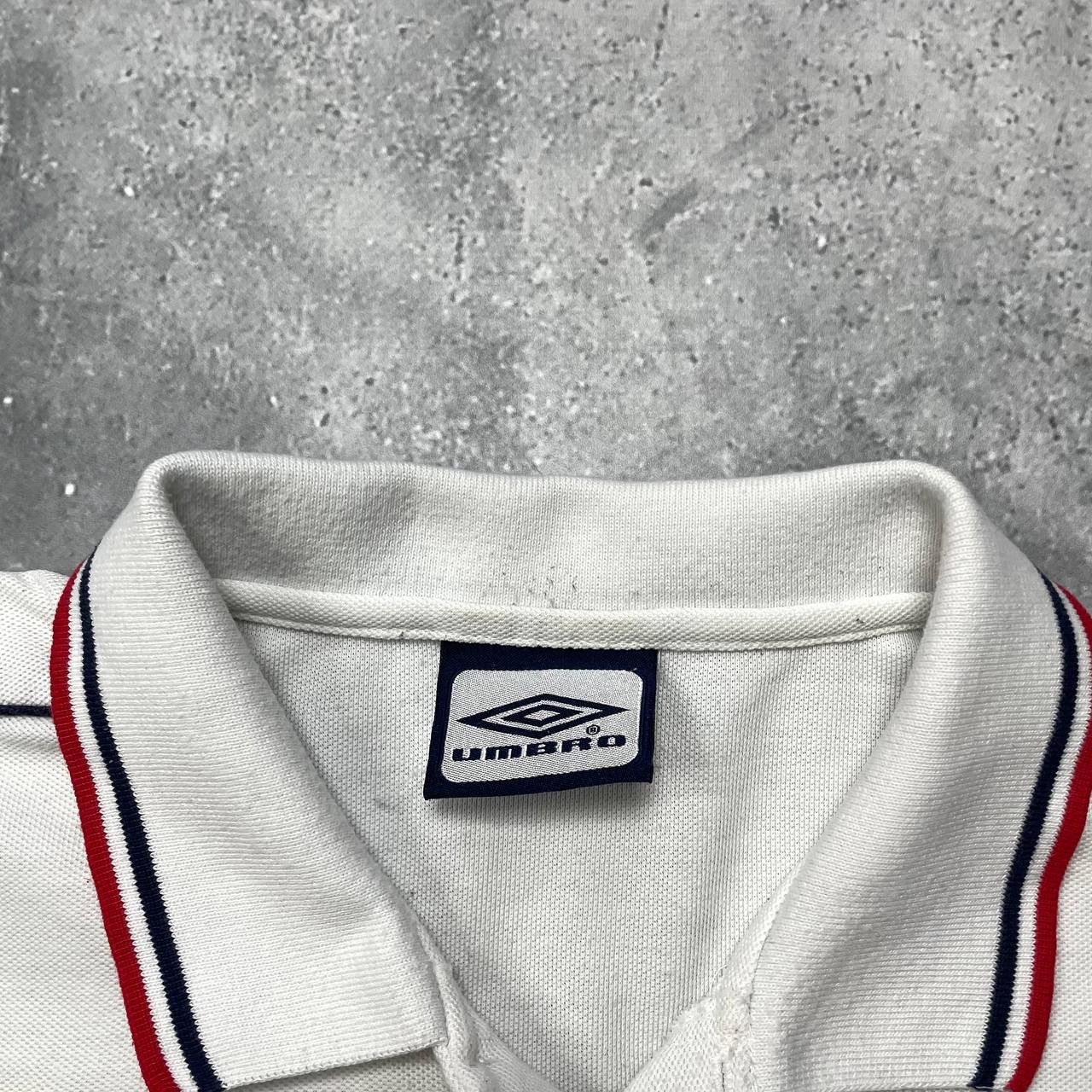 Band Tees Vintage 2000s Umbro Northern Soul UK Polo Shirt White XL Size US XL / EU 56 / 4 - 10 Thumbnail