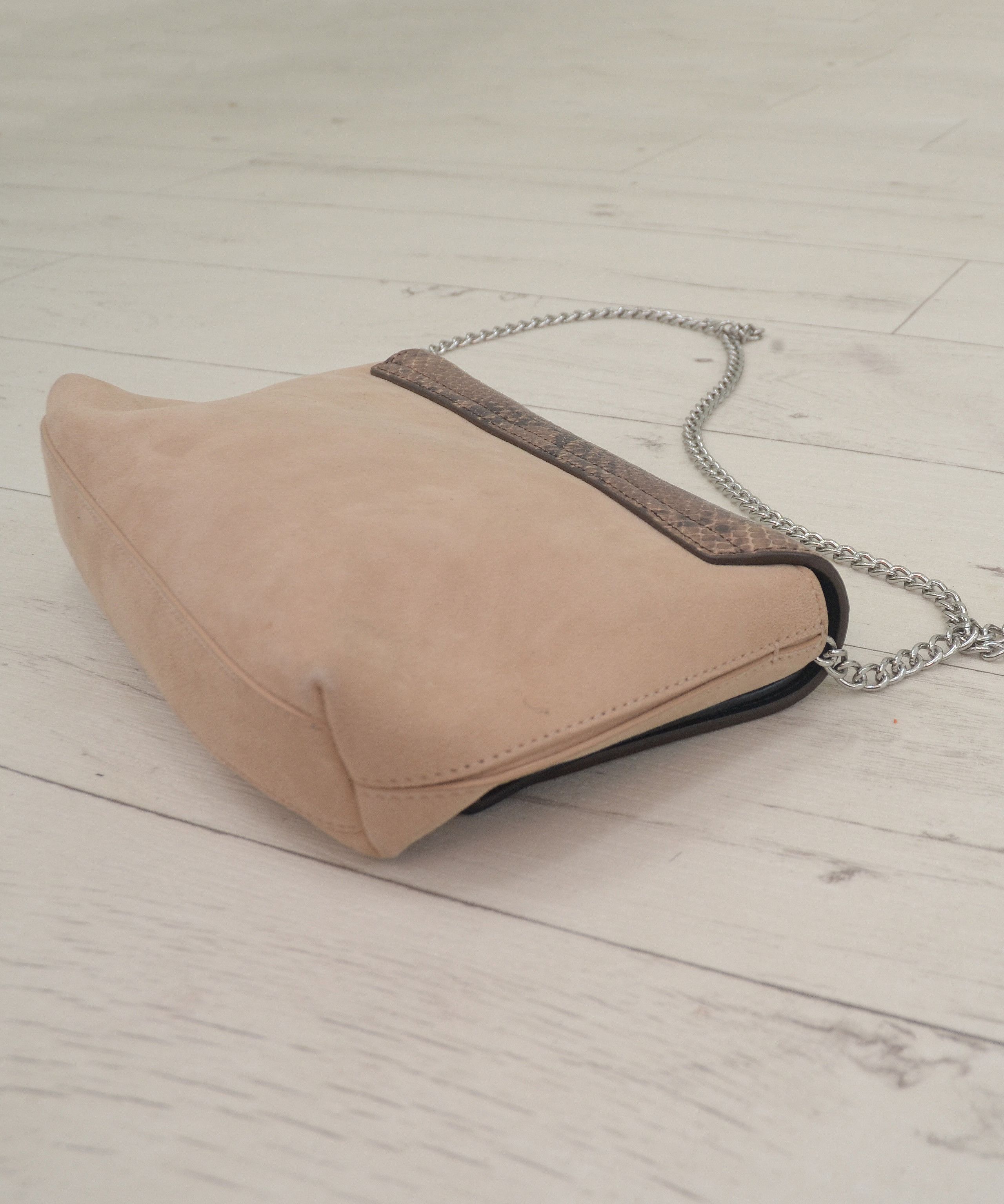 Hugo Boss Chain bag HUGO BOSS Leather Skin Exotic Lizard Python Snake Size ONE SIZE - 7 Thumbnail