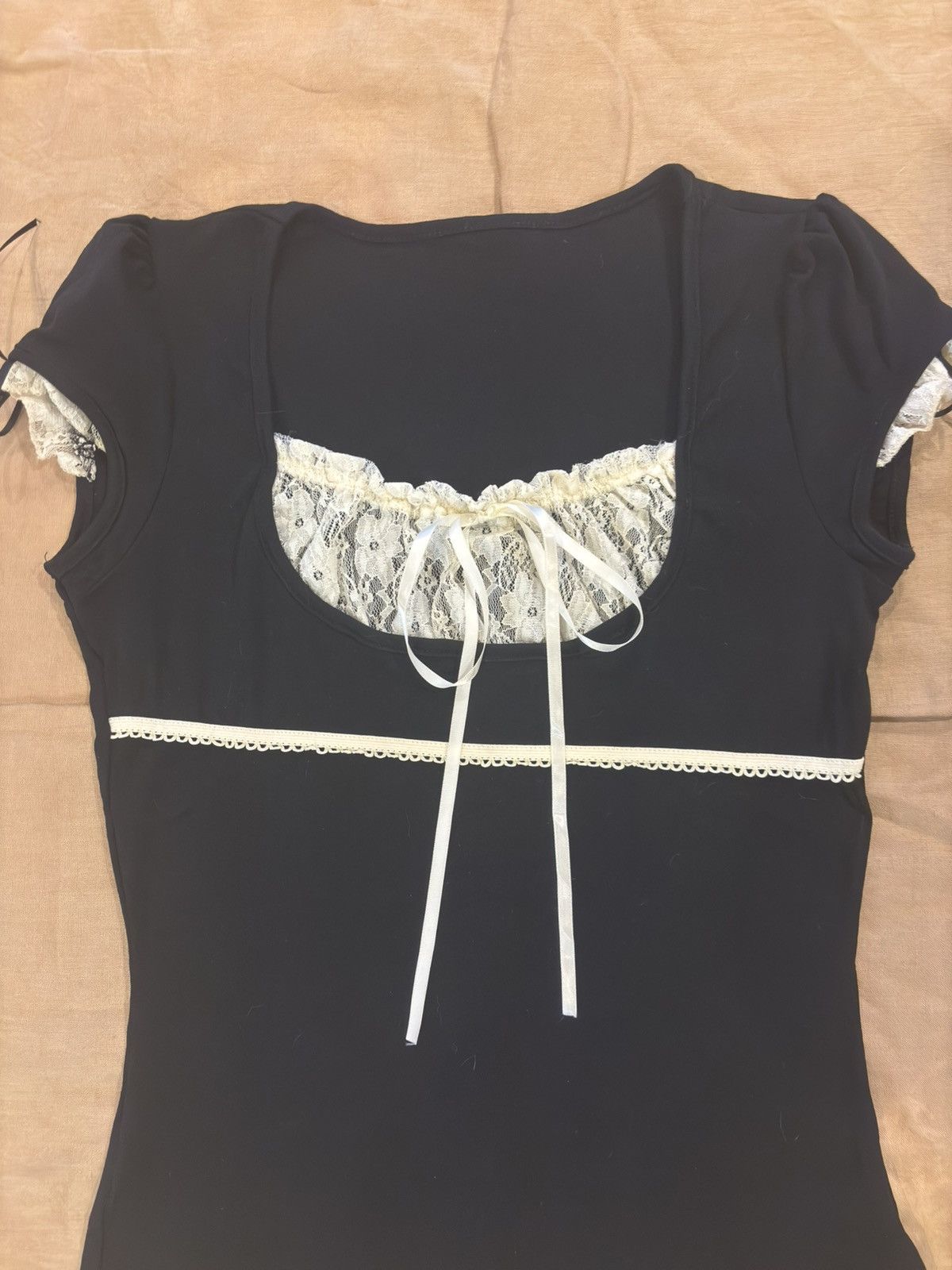 Other Black & cream top.wt-40 Size L / US 10 / IT 46 - 2 Thumbnail
