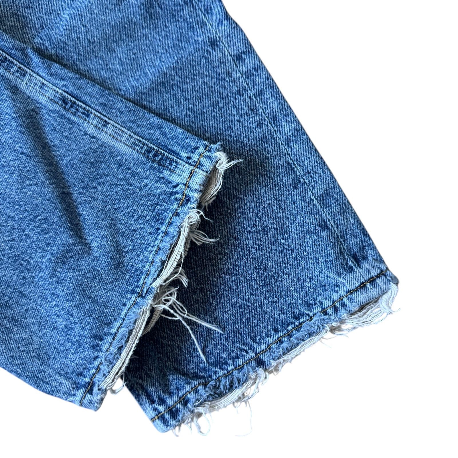 Agolde AGOLDE Riley High Rise Straight Crop Jean Frequency Wash Size 28" / US 6 / IT 42 - 5 Thumbnail