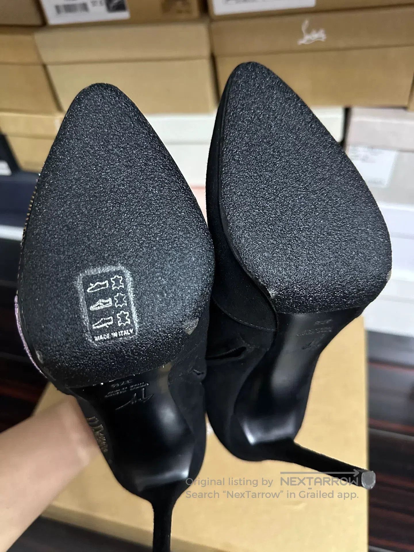 Giuseppe Zanotti Giuseppe Zanotti GZ Crystal Heel Ankle Boots. Size US 7.5 / IT 37.5 - 7 Thumbnail