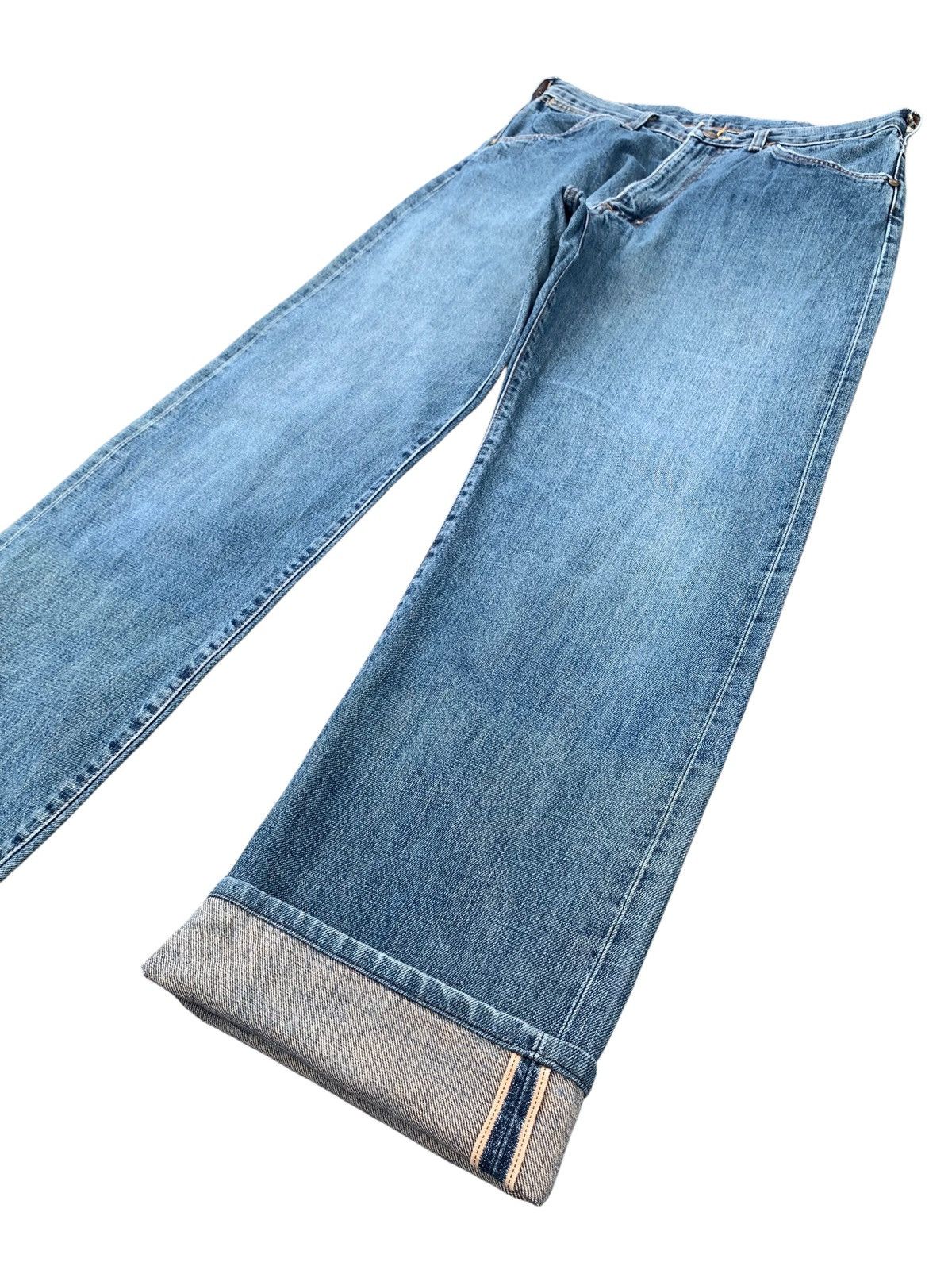 Wrangler VINTAGE WRANGLER SELVEDGE BAGGY JAPANESE FADED DENIM Size US 31 - 5 Thumbnail