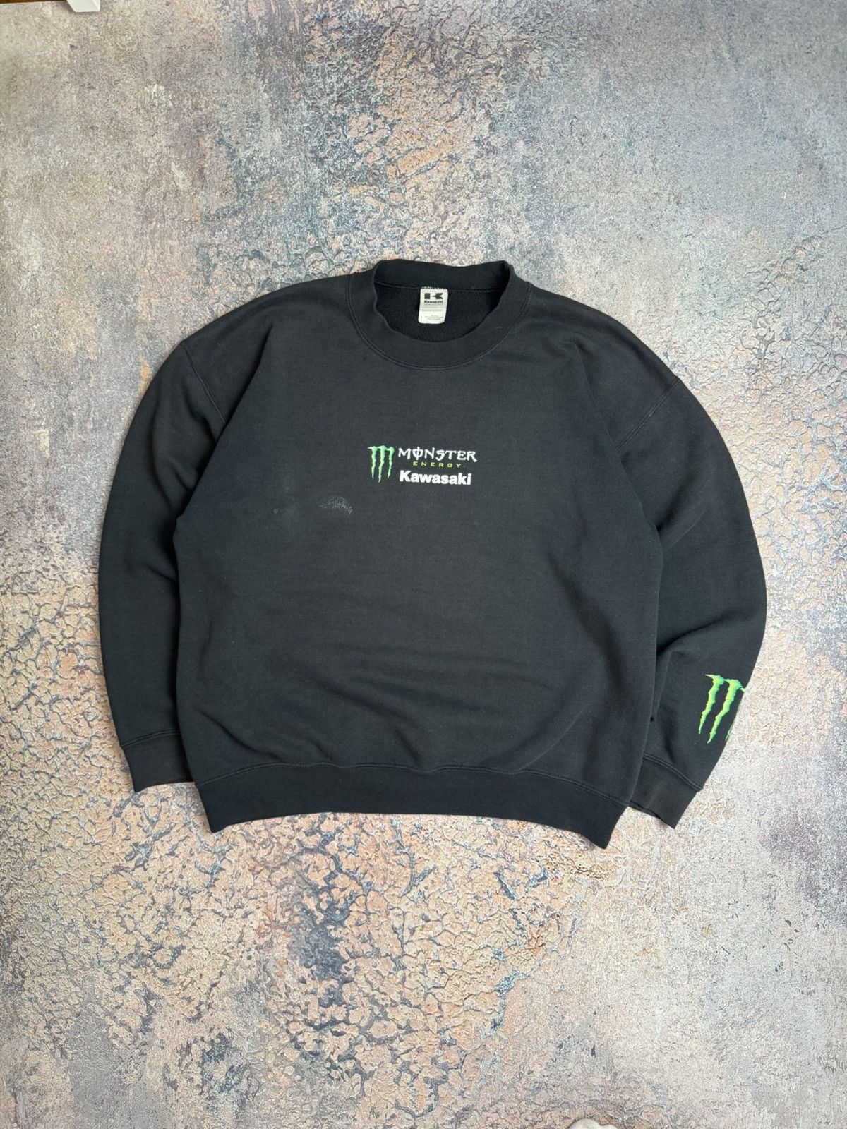 Japanese Brand Vintage⚡️ Monster Energy Kawasaki Racing Hoodie Size US L / EU 52-54 / 3 - 1 Thumbnail