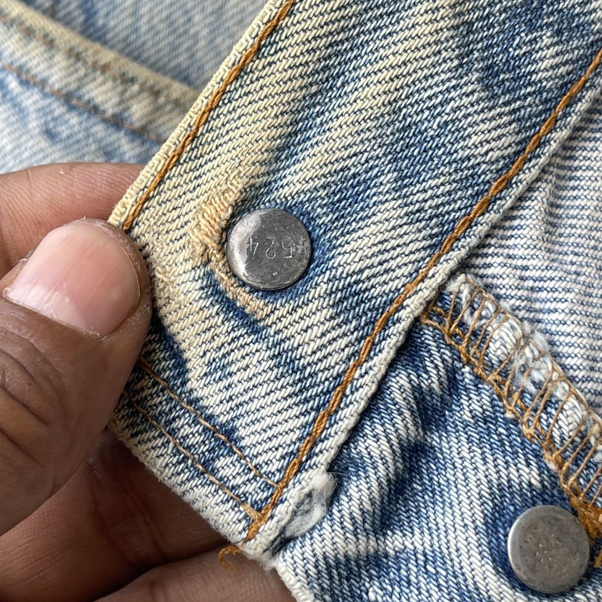 Levi's Thrashed 70s Levi’s 501 Redline Selvedge Denim Shorts Size US 34 / EU 50 - 17 Thumbnail
