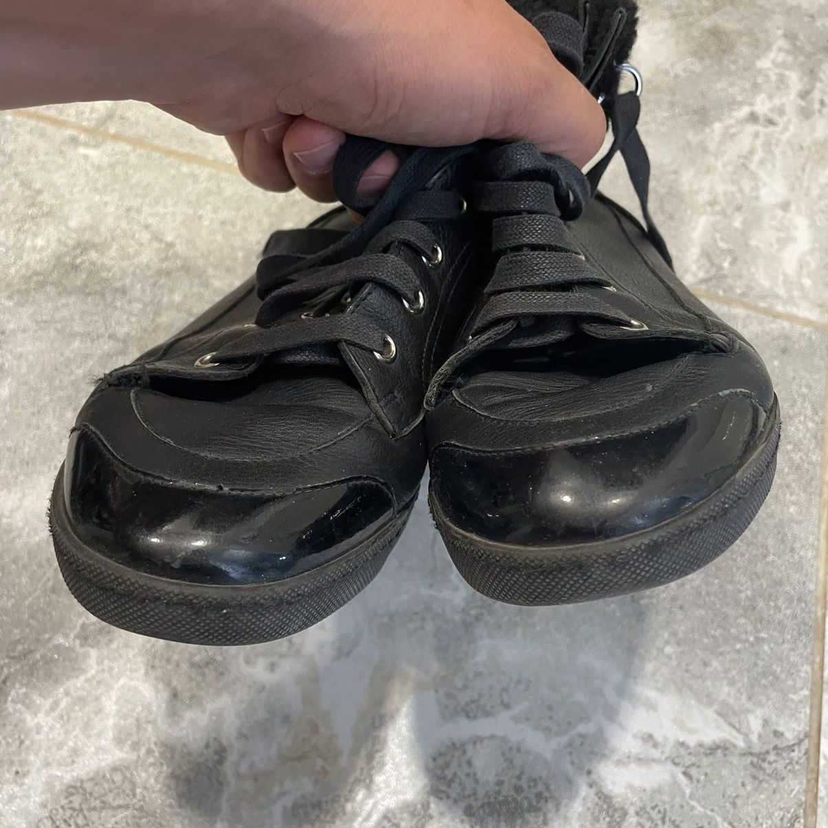 Salvatore Ferragamo Salvatore Ferragamo leather shoes boots black Foxy Fur faux Size US 7 / IT 37 - 7 Thumbnail
