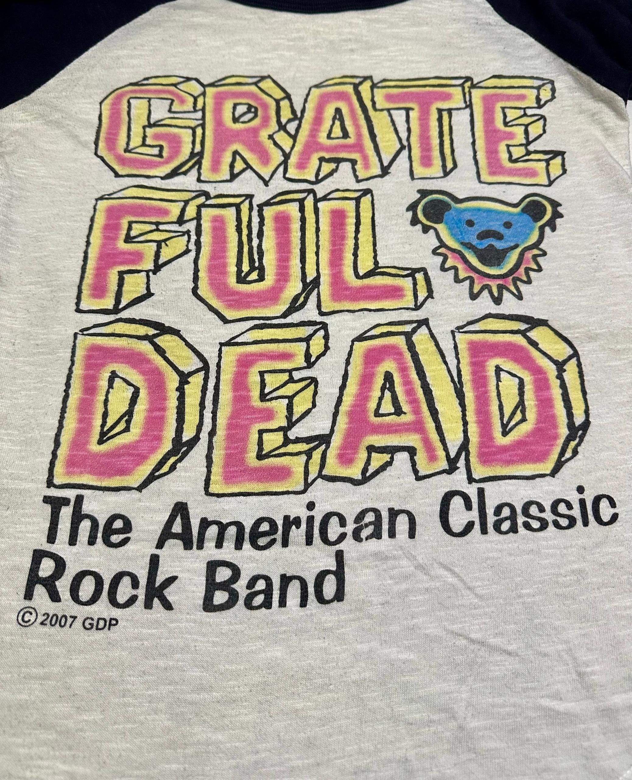 Band Tees Grateful Dead Raglan Long Sleeve T-Shirt Size US S / EU 44-46 / 1 - 2 Thumbnail
