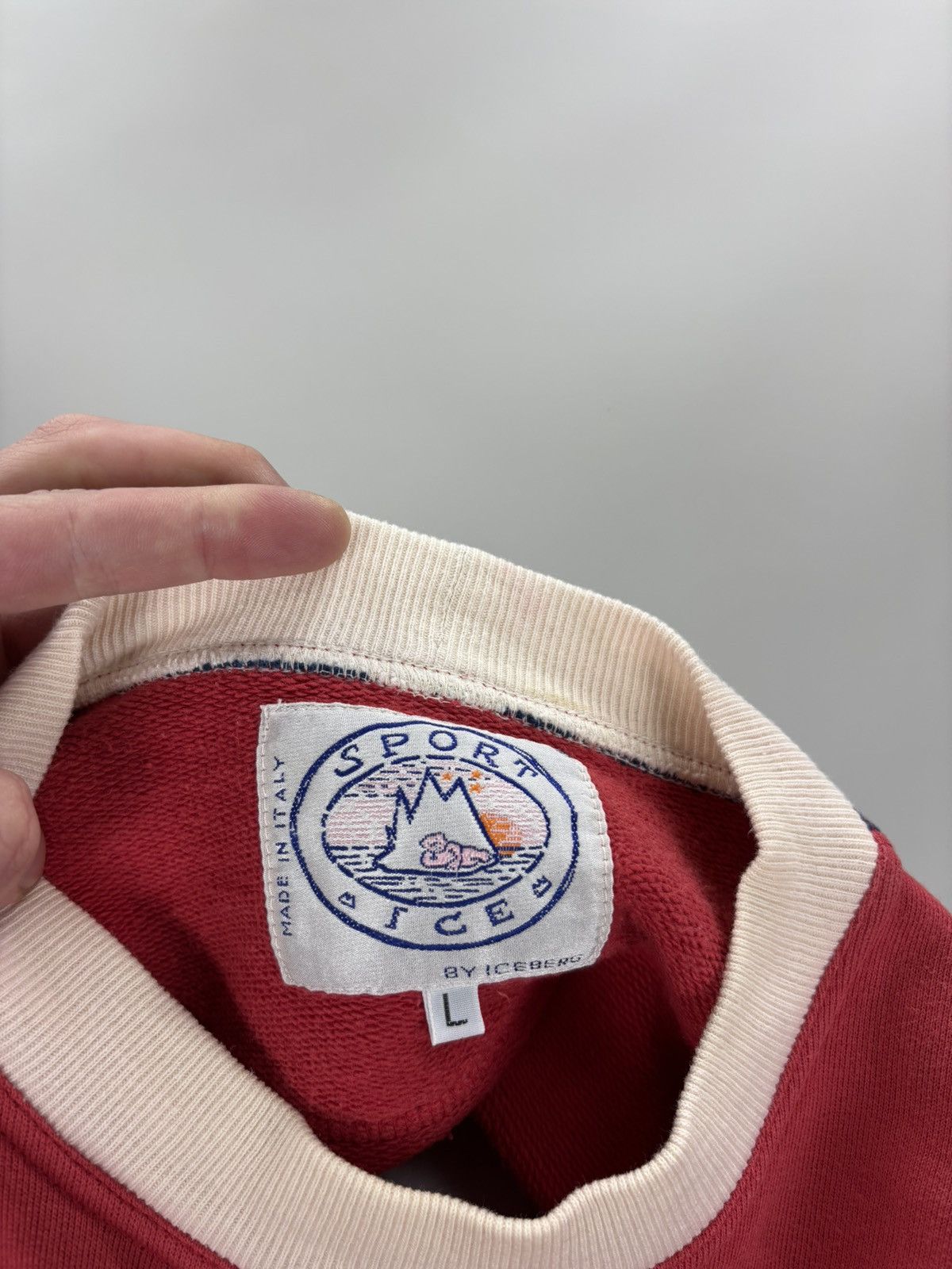 Iceberg Mens vintage sweatshirt Sport Ice by Iceberg Size L Size US L / EU 52-54 / 3 - 12 Thumbnail