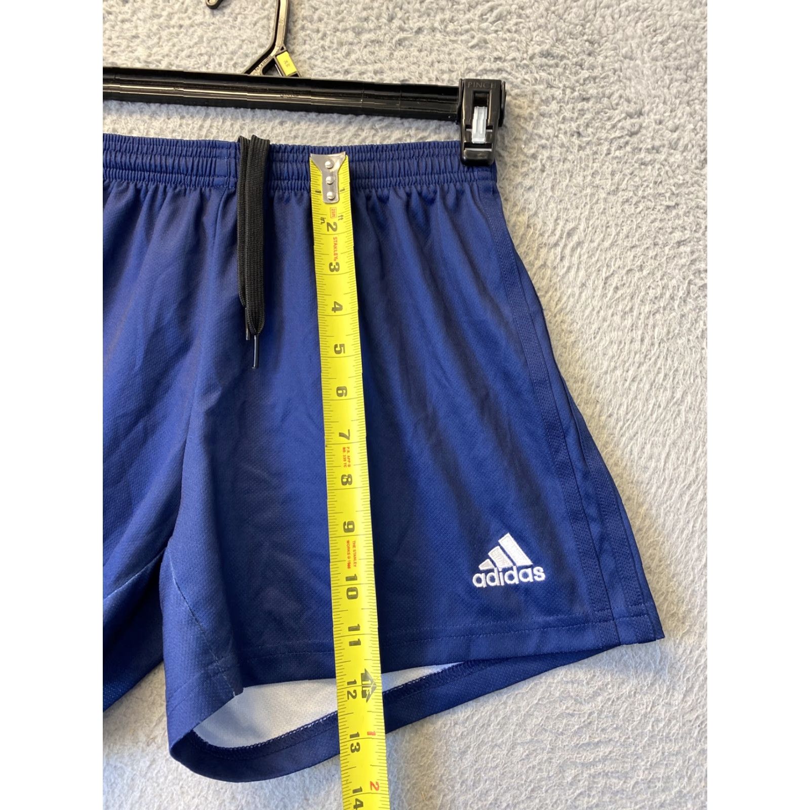 Adidas Adidas Womens Athletic Running Shorts Blue Nylon Size S Climalite | Size 28" / US 6 / IT 42 - 4 Thumbnail