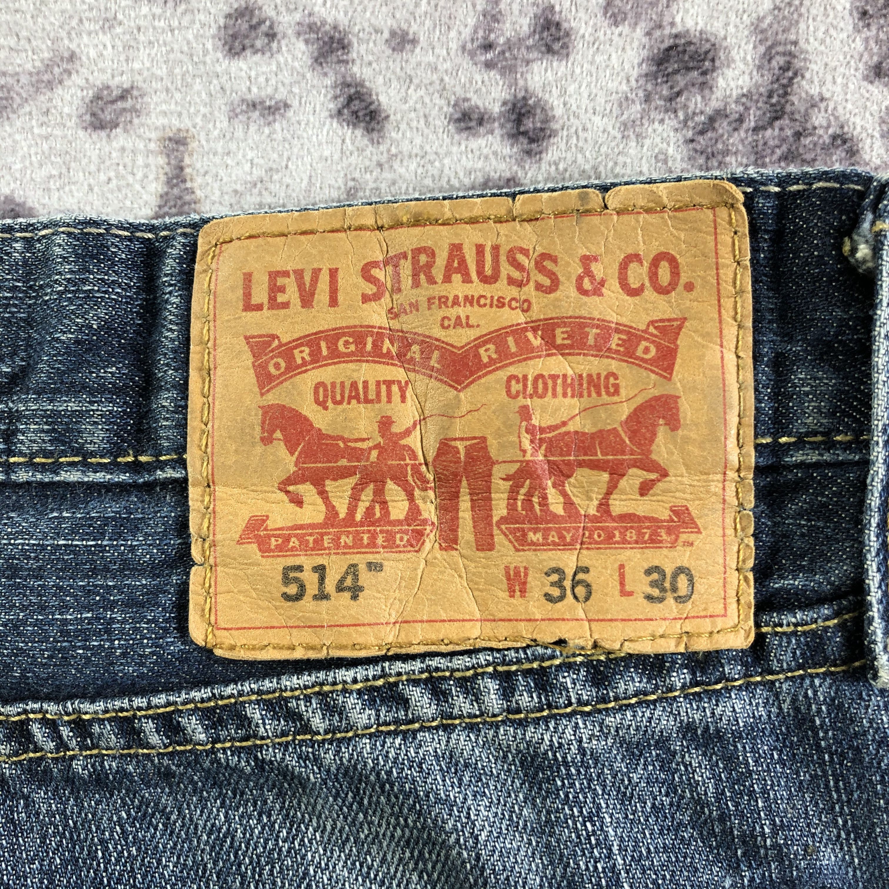 Levi's × Vintage Vintage Blue Wash Levis 514 Jeans-JM3375 Size US 37 - 5 Thumbnail