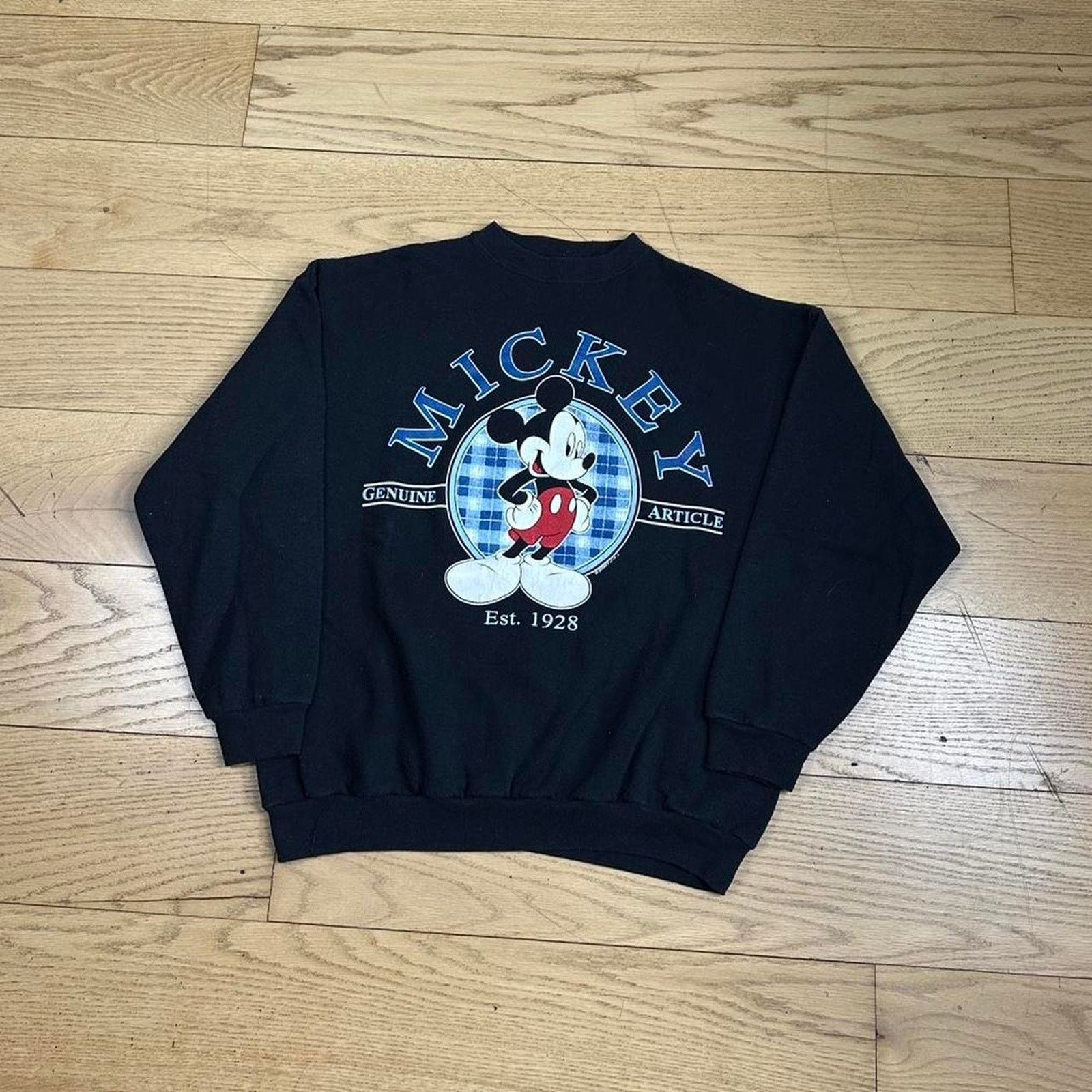 Disney × Vintage Vintage Mickey Mouse Sweatshirt Size US L / EU 52-54 / 3 - 1 Thumbnail