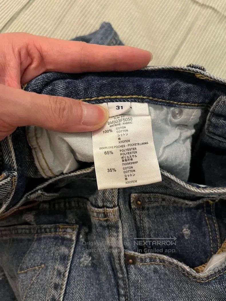 Givenchy Givenchy SizeM Ripped Denim Pants Size US 28 / EU 44 - 5 Thumbnail