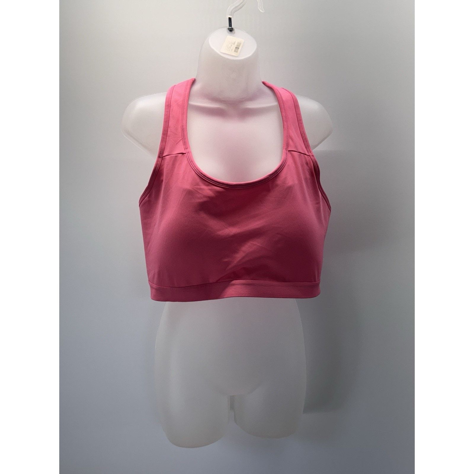 Avia AVIA Women Molded Cup Bra Size XXL (22) Hot Pink Hook Loop Size ONE SIZE - 1 Thumbnail