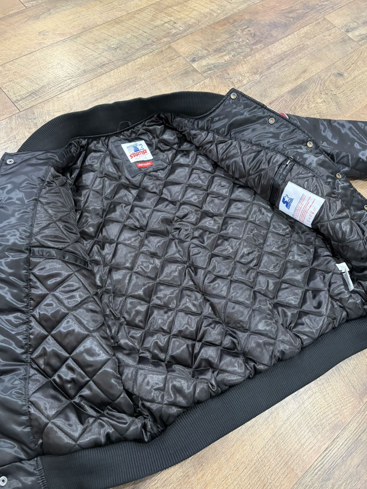 Starter NWT Chunky Cambells Soup Satin Starter Jacket Black Large Size US L / EU 52-54 / 3 - 3 Thumbnail