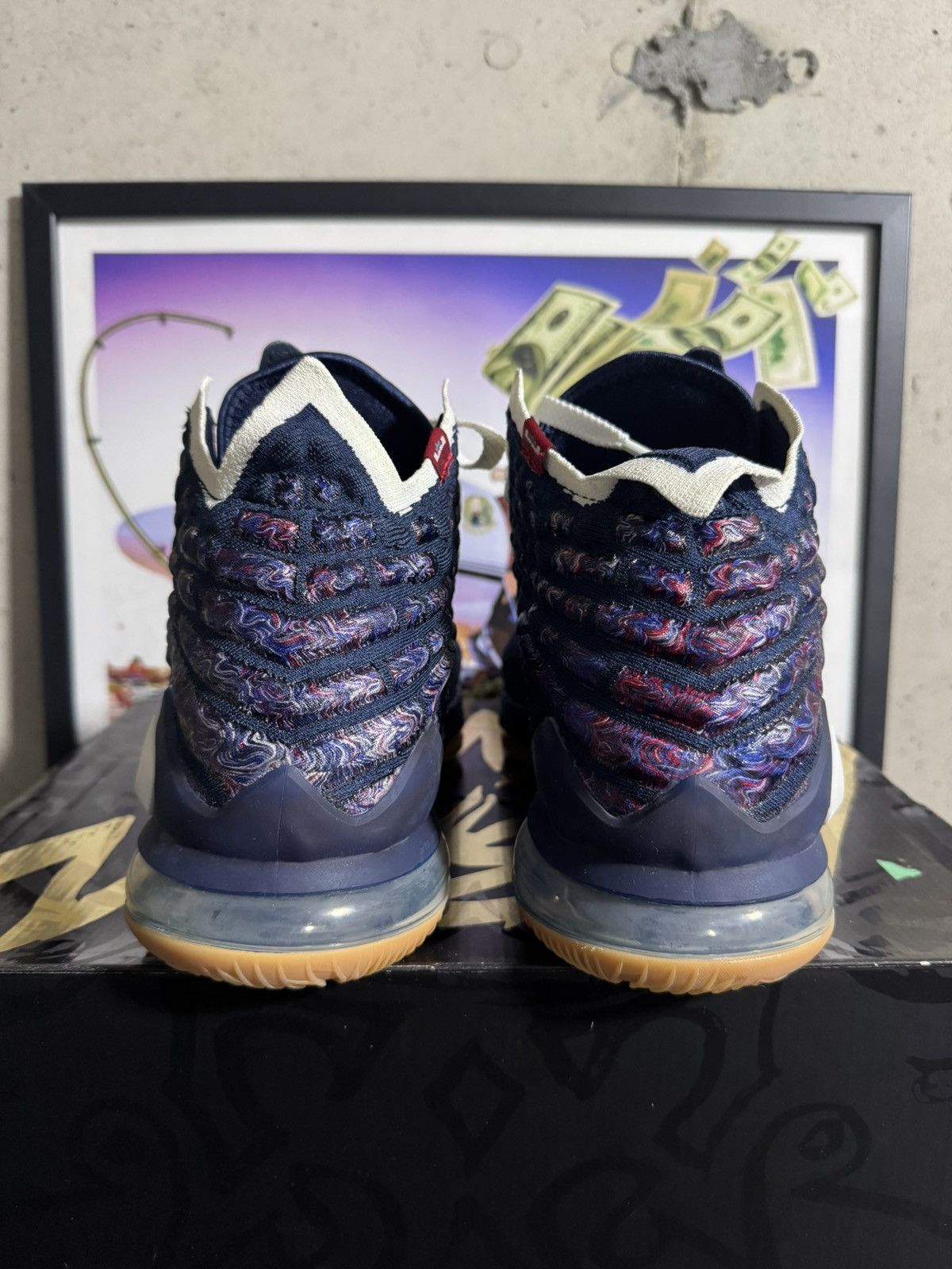 Nike Nike LeBron 17 - College Navy Size US 12 / EU 45 - 3 Thumbnail