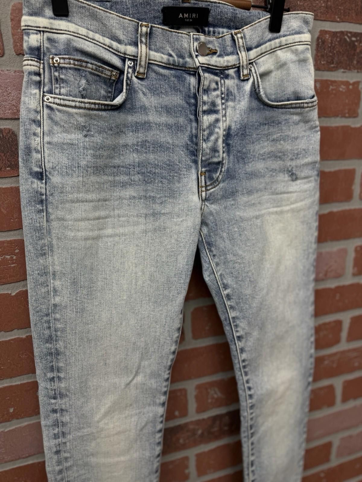 Amiri Amiri Blue Regular Jeans Size 29 Skinny (NEW) 100% Authentic Size US 29 - 7 Thumbnail