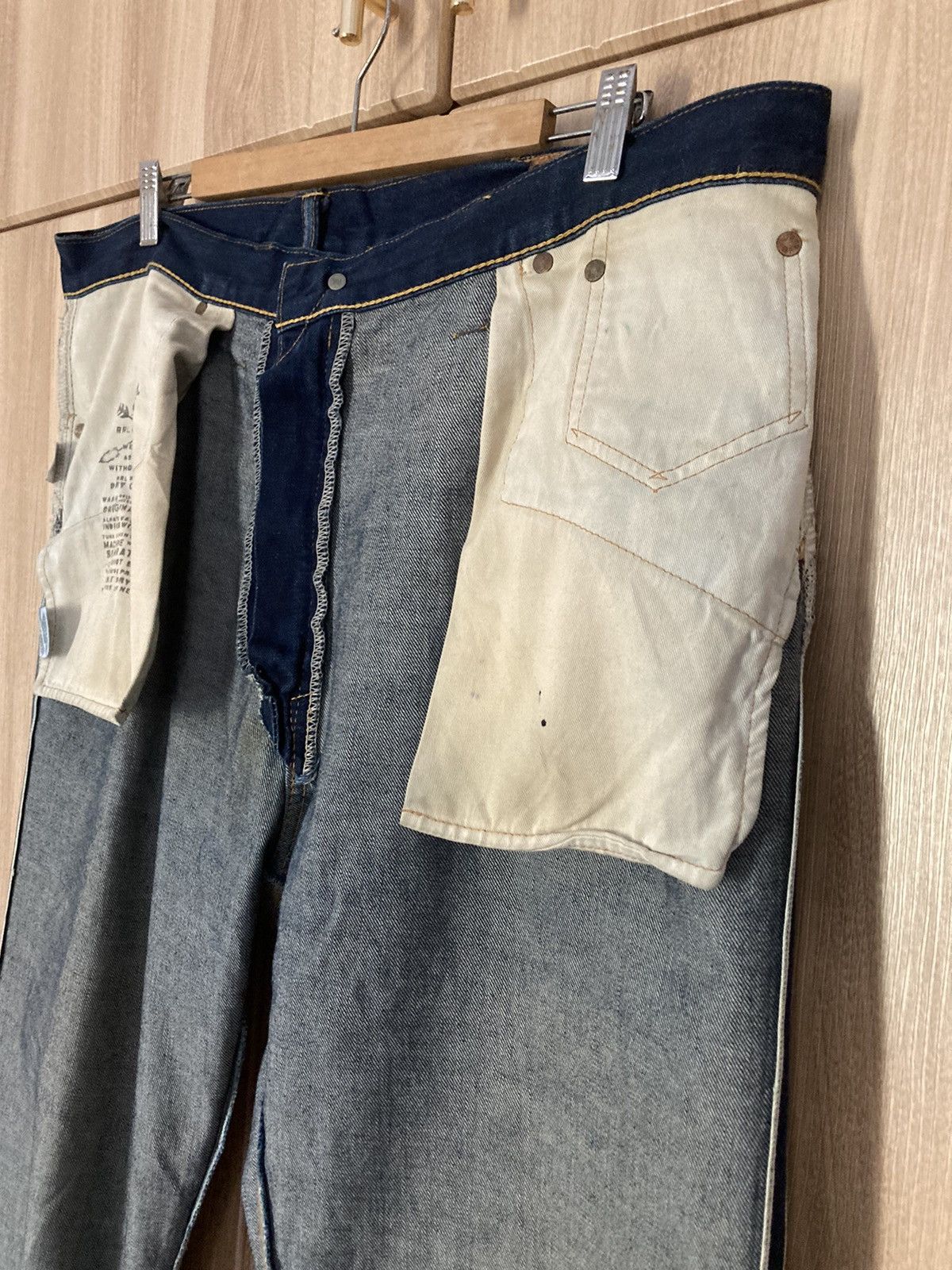 Ralph Lauren RRL Double RL Straight Indigo Denim Jeans Size US 38 / EU 54 - 17 Thumbnail