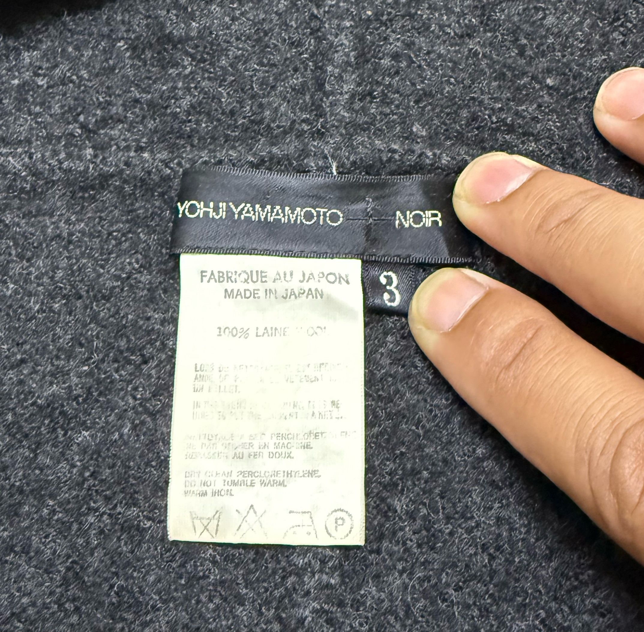 Yohji Yamamoto Yohji Yamamoto Noir Wool Hoodie Long Jacket Size US S / EU 44-46 / 1 - 19 Thumbnail