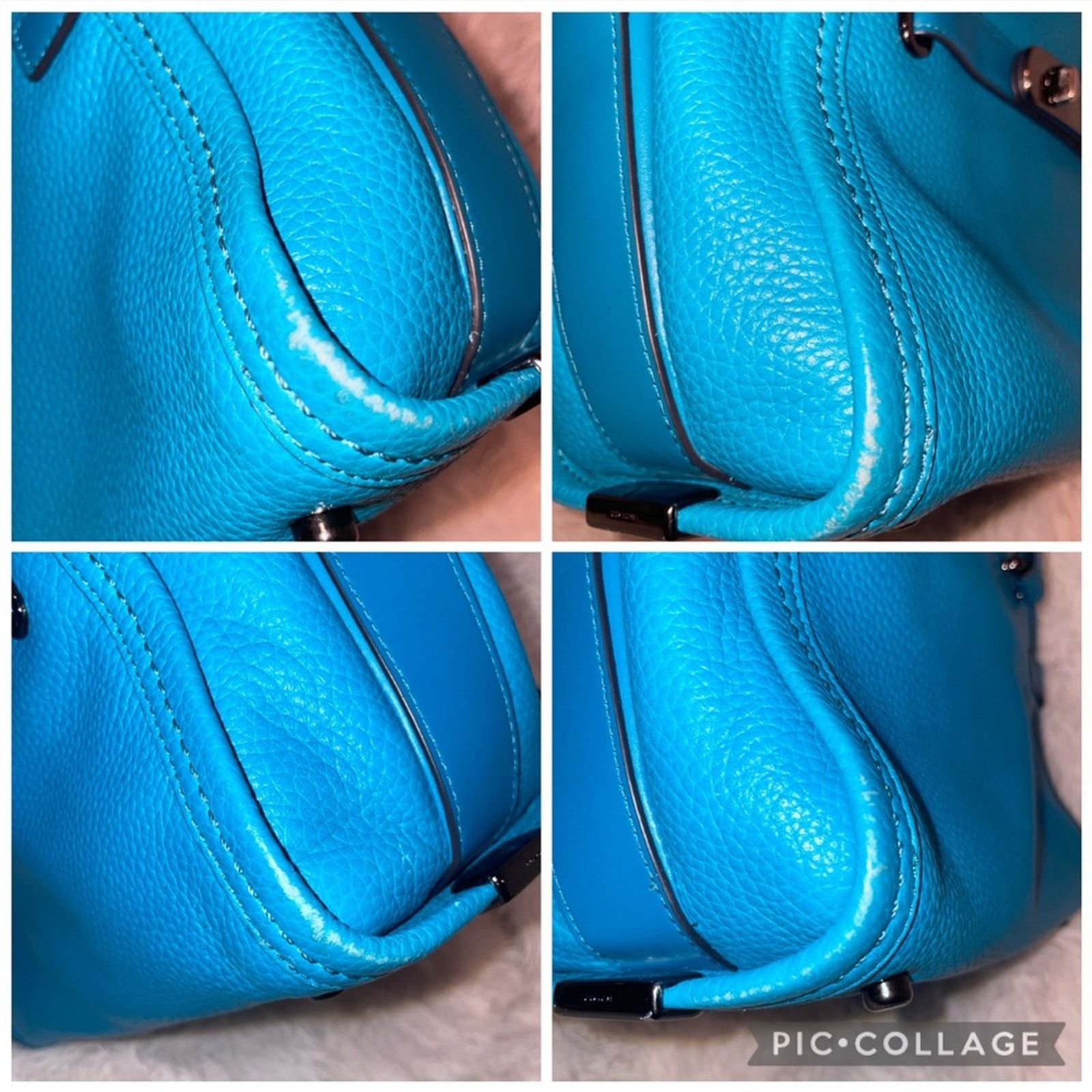 Coach Coach Swagger 27 Satchel Crossbody + Wallet Set Turquoise Size ONE SIZE - 10 Thumbnail