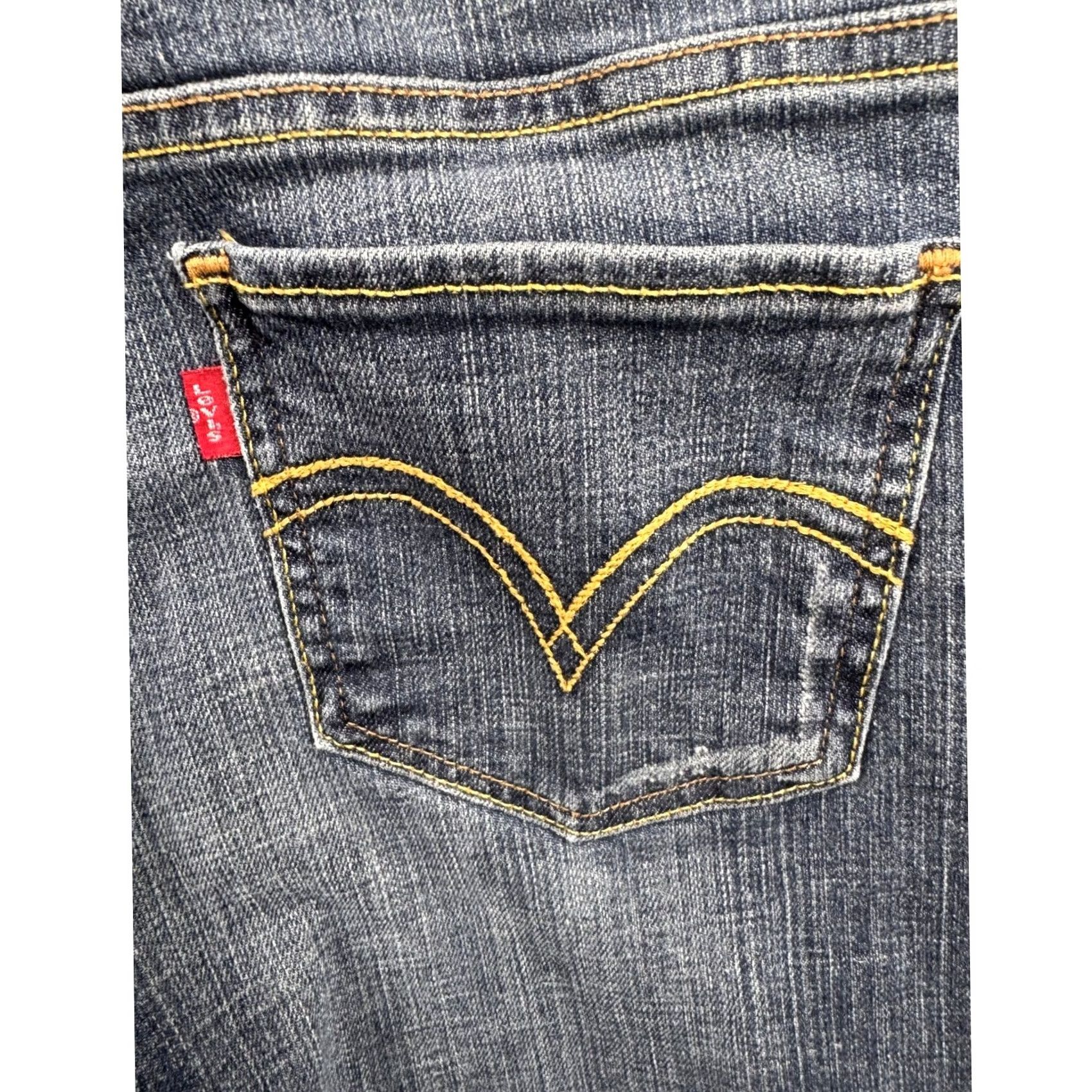 Levi's Levi's Jeans Womens Blue Bootcut Flare Denim 29x27 Size 29" - 4 Thumbnail
