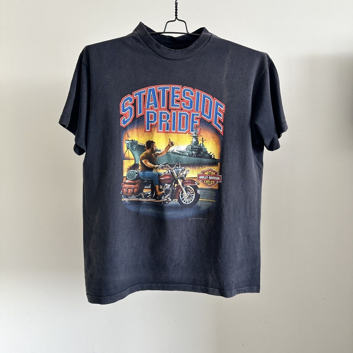 Harley Davidson × Vintage Vintage HOLOUBEK Harley Davidson Stateside Pride T ShirtXL Size US XL / EU 56 / 4 - 2 Thumbnail