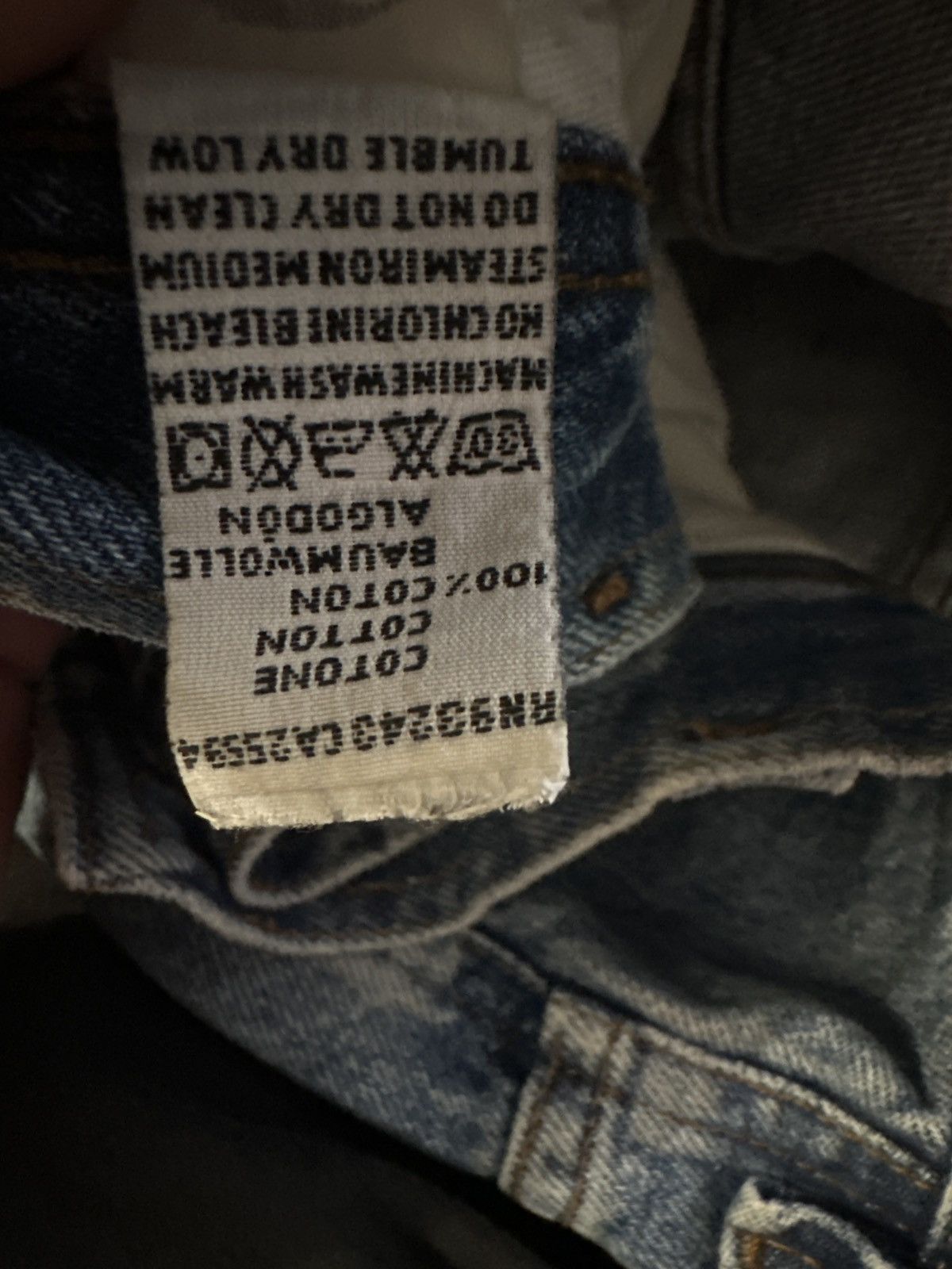 Diesel Diesel Industry Denim Division – Vintage Straight Leg Jeans Size US 33 - 7 Thumbnail