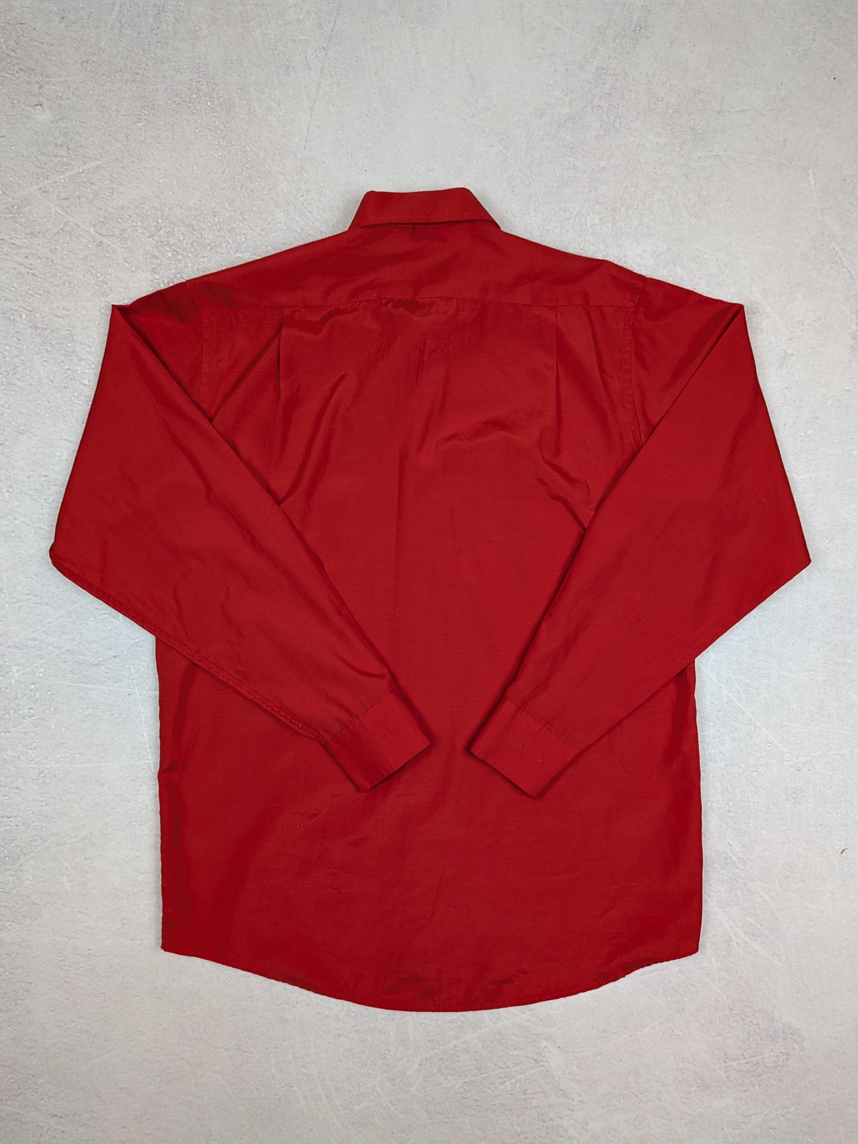 Hugo Boss Boss Hugo Boss Red Long Sleeve Formal Shirt Size M New Size US M / EU 48-50 / 2 - 2 Thumbnail