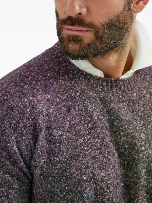Brunello Cucinelli o1y0526 Crewneck Sweater in Purple Size US L / EU 52-54 / 3 - 2 Thumbnail