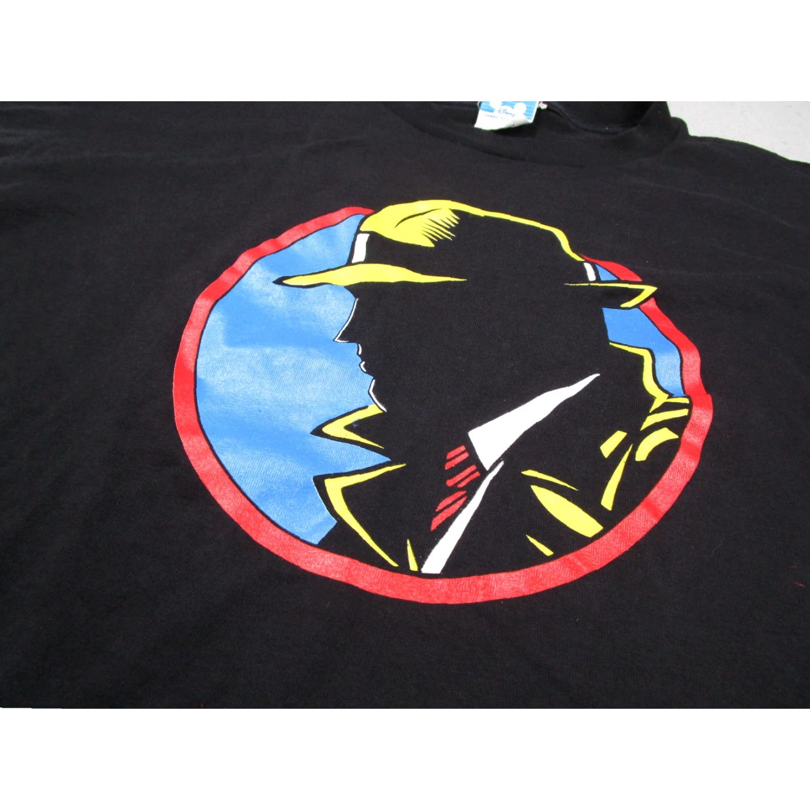 Disney VINTAGE Disney Dick Tracy Shirt Mens Extra Large Black Graphic Tee 90s Mens Size US XL / EU 56 / 4 - 2 Thumbnail