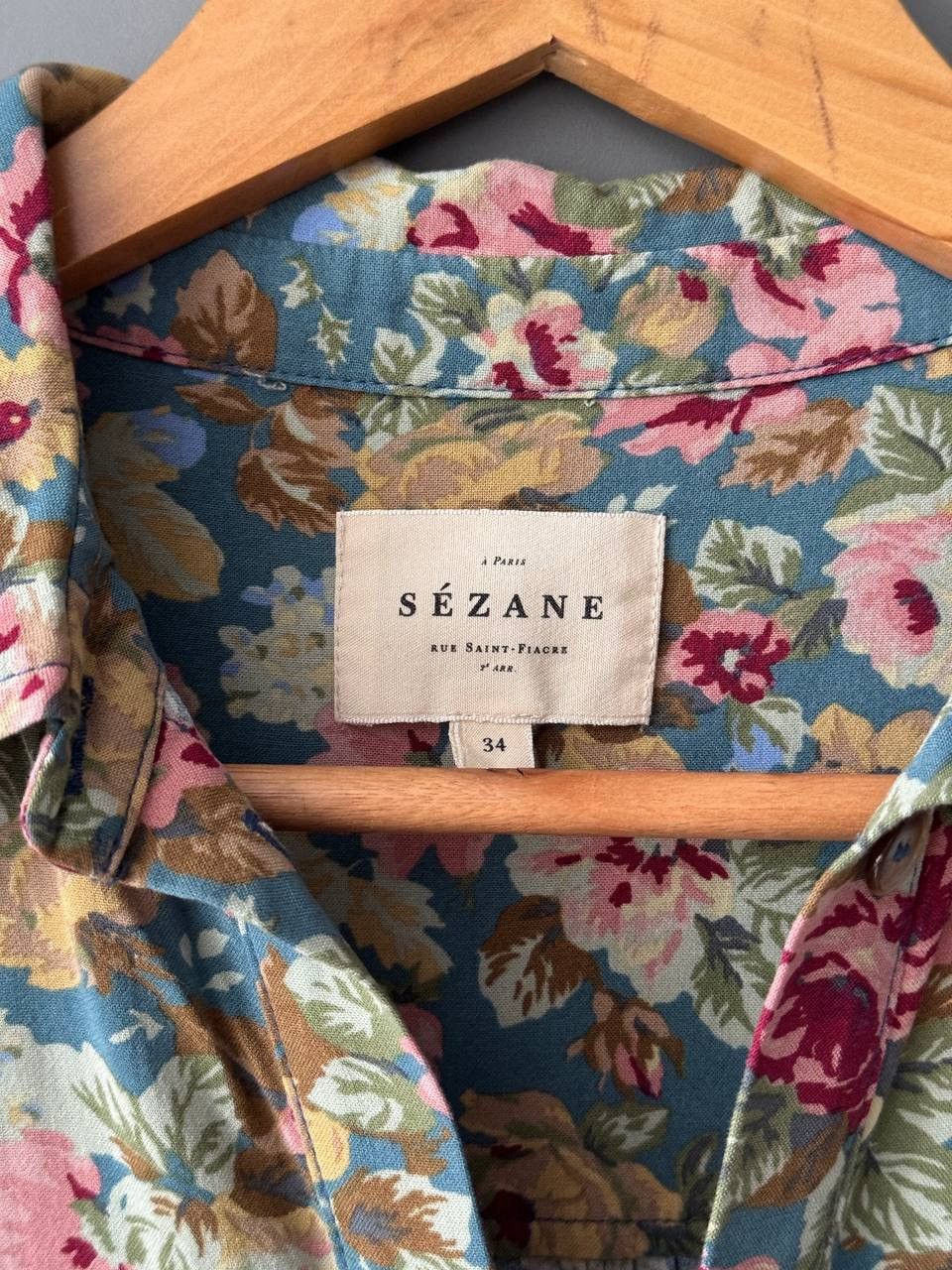 Sezane Sezane Paris Floral Pattern Belted Multicolor Maxi Dress Size XS / US 0-2 / IT 36-38 - 5 Thumbnail