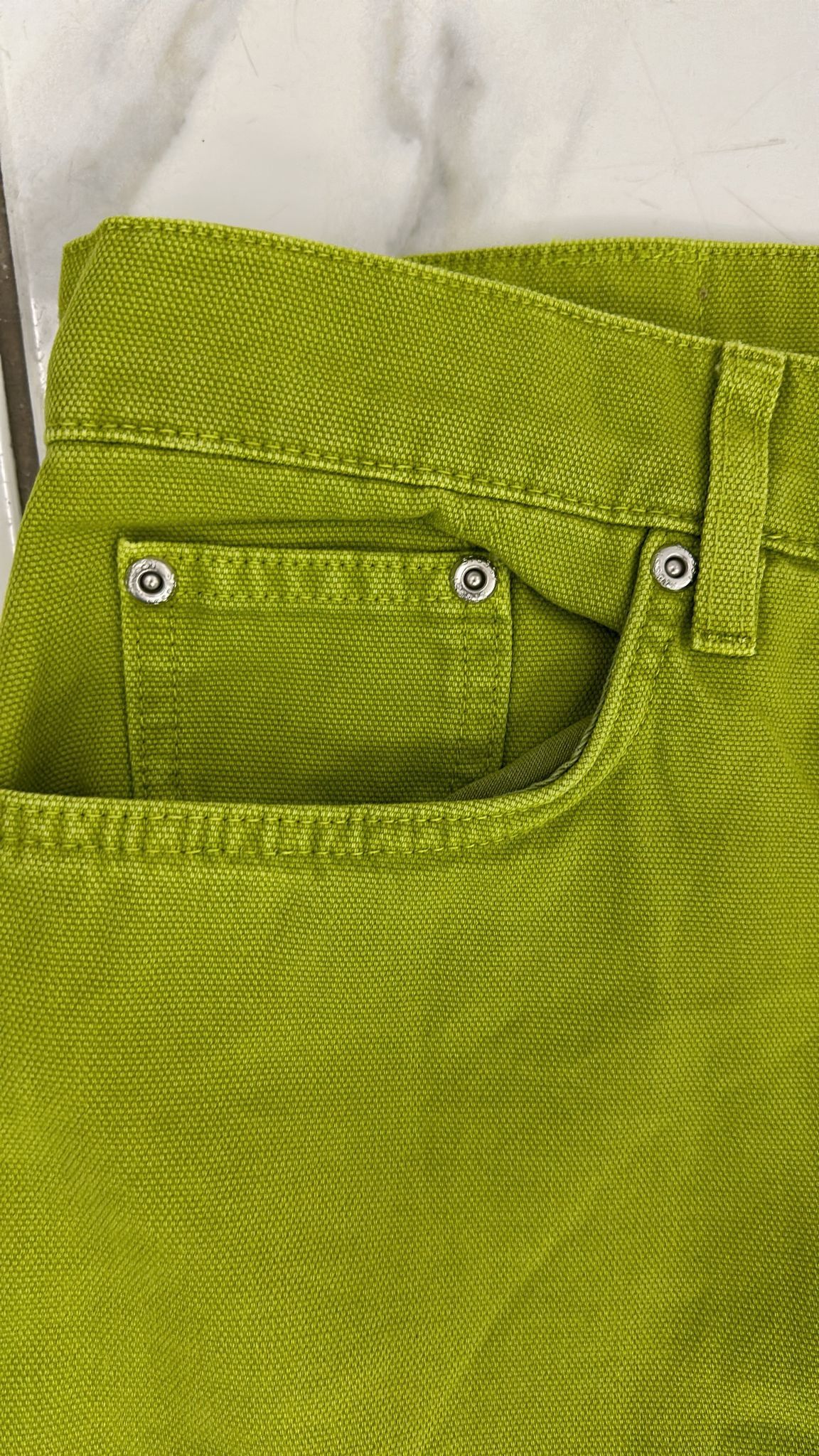 Stussy Stussy Big Ol' Jean Washed Canvas “Cactus” 30 Size US 30 / EU 46 - 4 Thumbnail